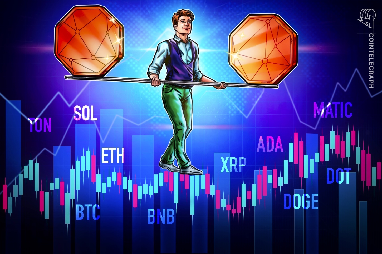 Análise de preços 01/09: BTC, ETH, BNB, XRP, ADA, DOGE, SOL, TON, DOT, MATIC