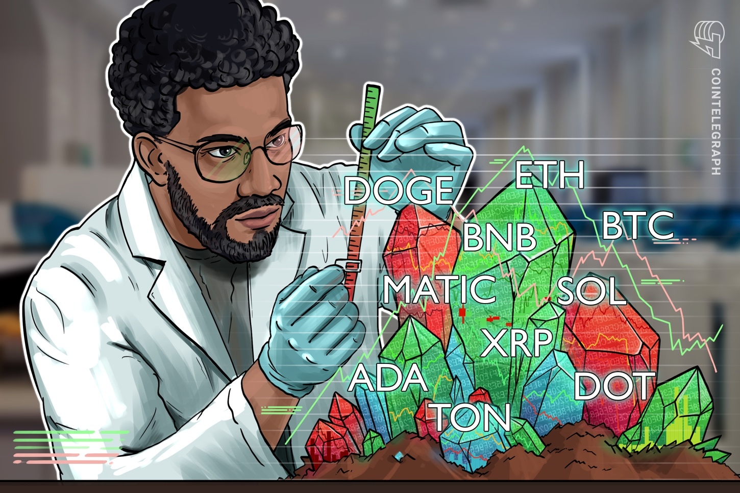 BTCの防衛ラインは50日間SMA　仮想通貨チャート分析：ビットコイン・イーサ・XRP（リップル）