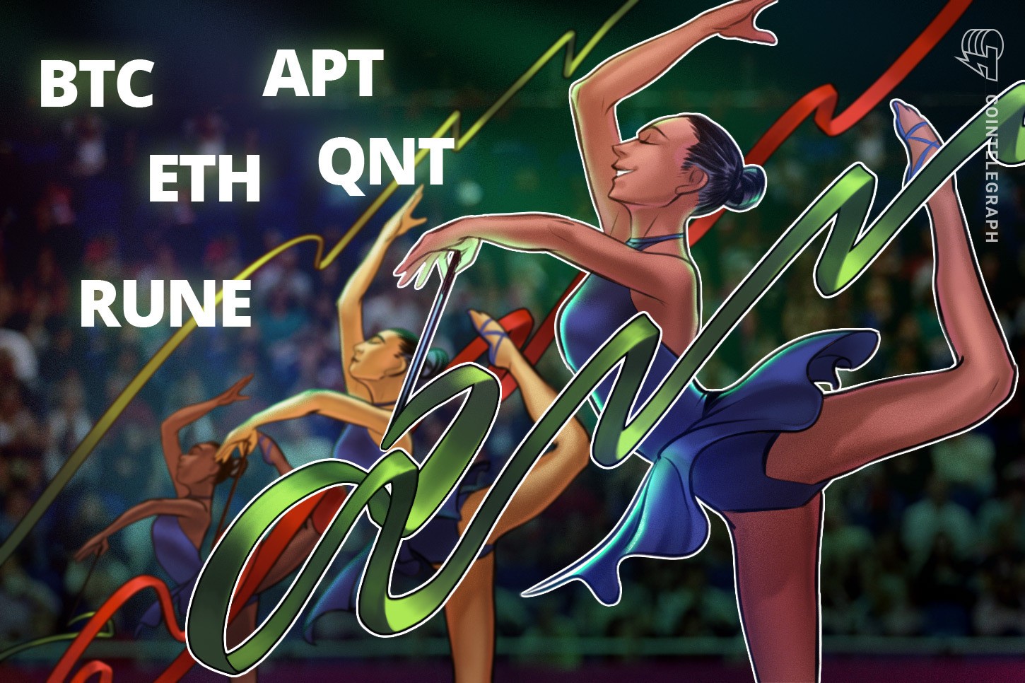 Preço do Bitcoin paira perto de US$ 35 mil enquanto ETH, APT, QNT e RUNE sinalizam alta