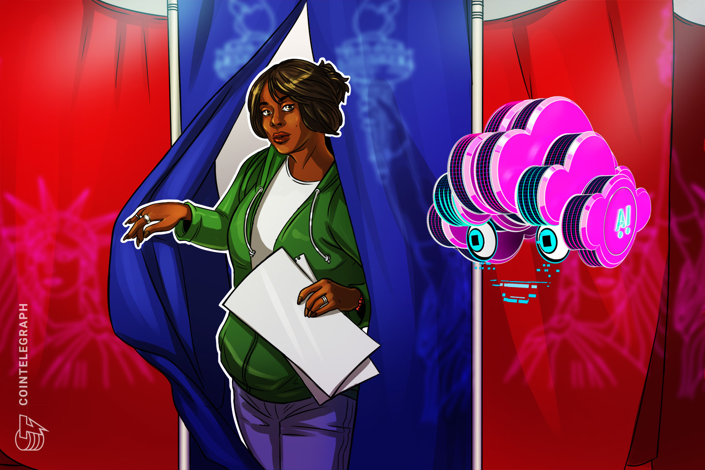 Candidata estadounidense recurre a la IA para hacer campaña