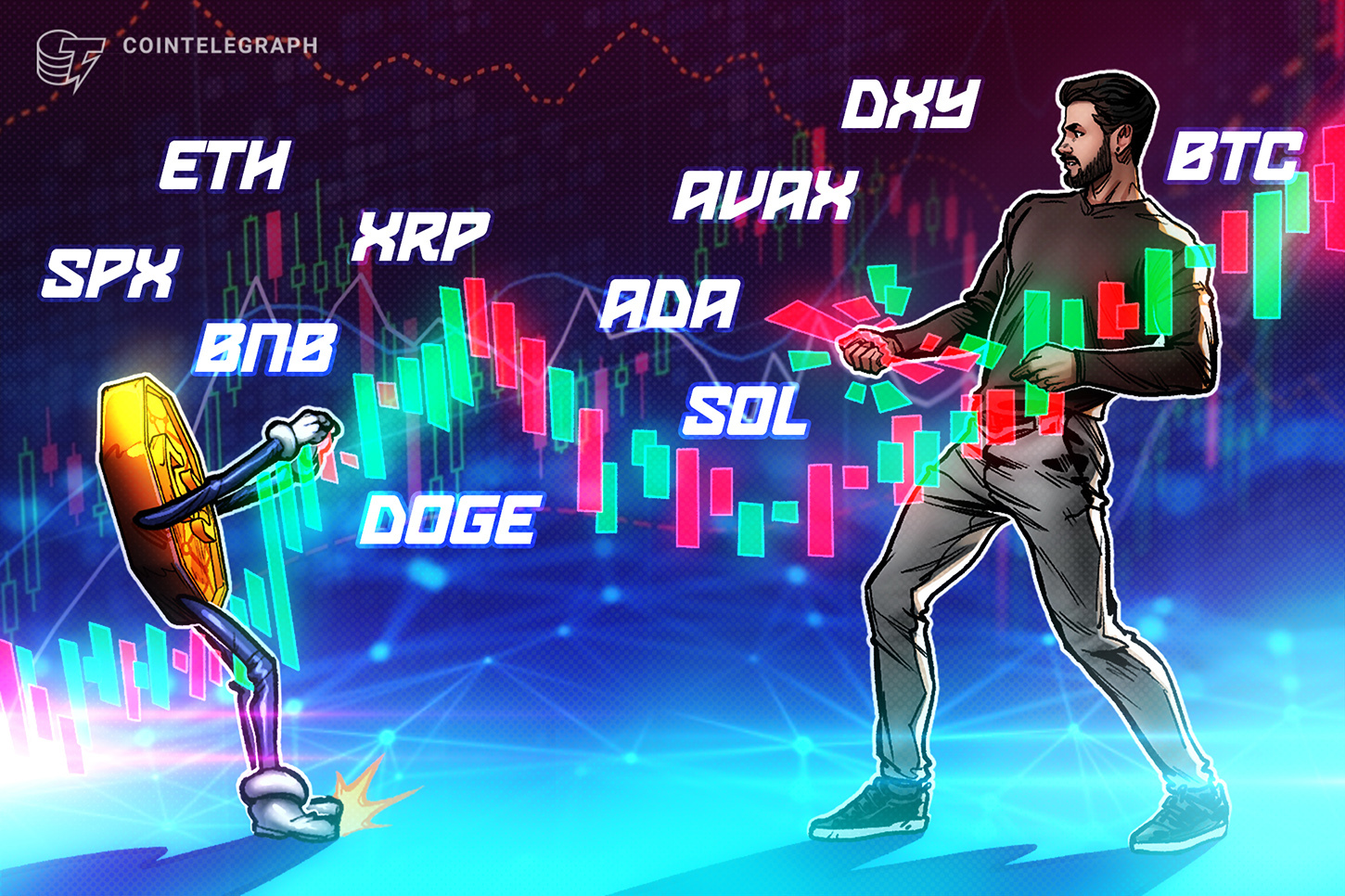 Análisis de precios del 15 de enero: SPX, DXY, BTC, ETH, BNB, SOL, XRP, ADA, AVAX, DOGE