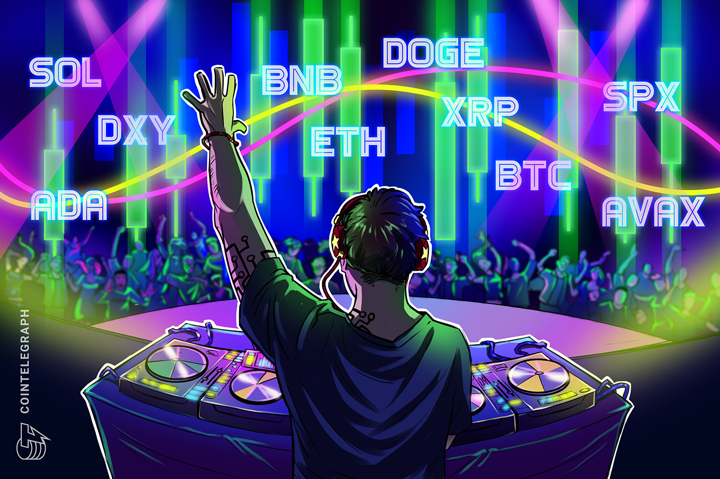 Análisis de precios del 8 de enero: SPX, DXY, BTC, ETH, BNB, SOL, XRP, ADA, AVAX, DOGE