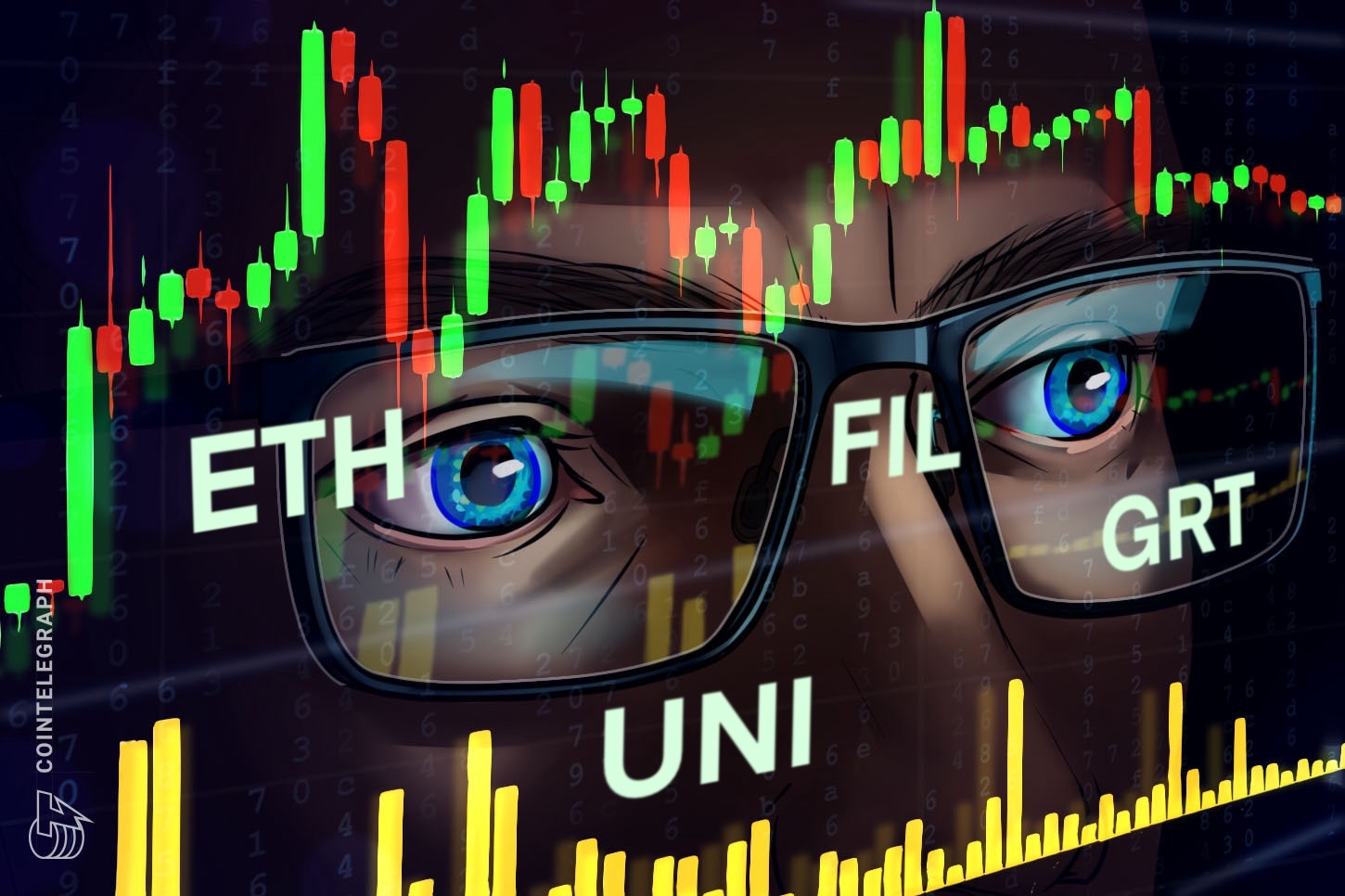 ETH, UNI, FIL e GRT tornam-se otimistas com o preço do Bitcoin acima de US$ 51 mil