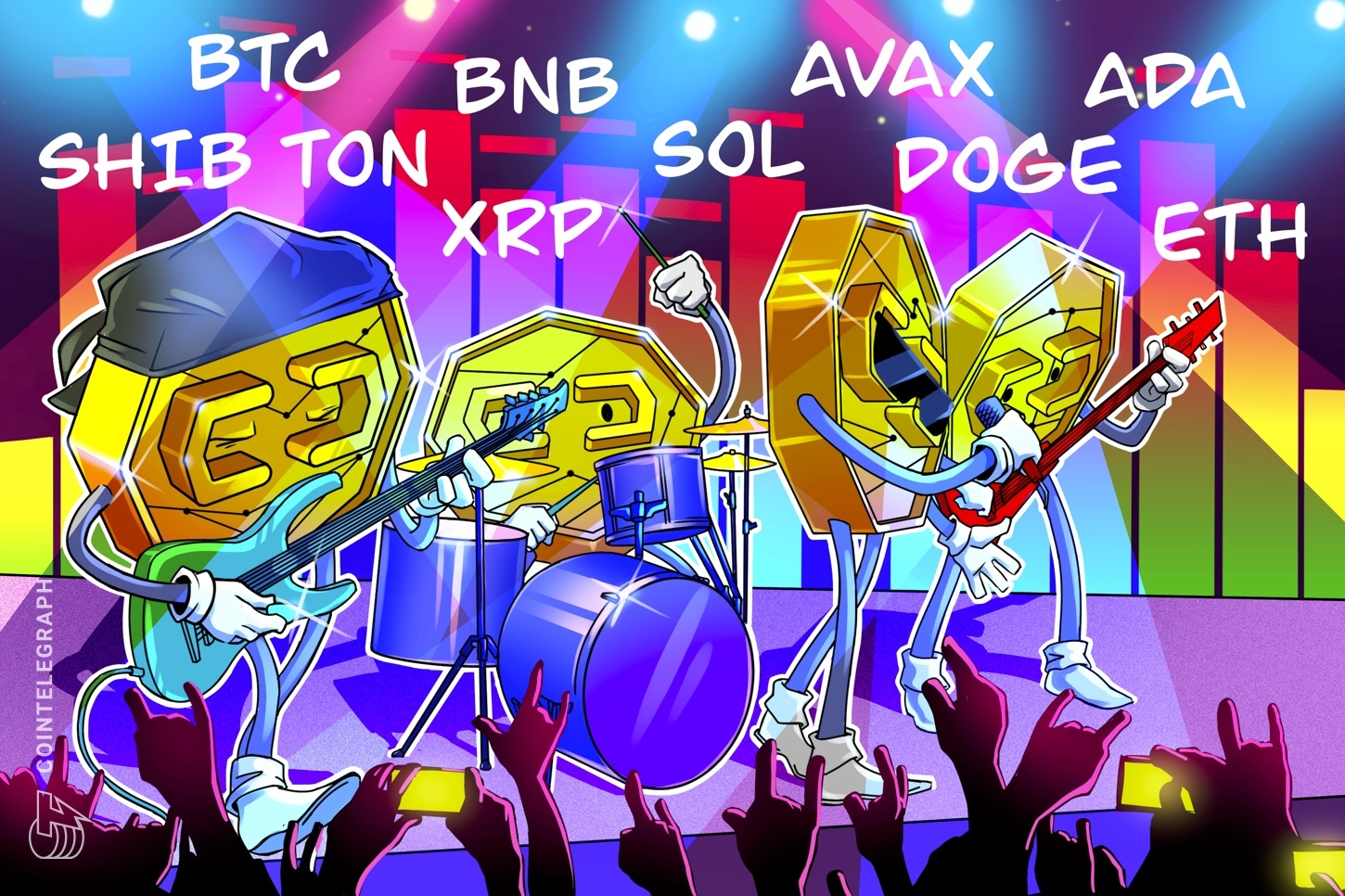 Análisis de precios del 13 de marzo: BTC, ETH, BNB, SOL, XRP, ADA, DOGE, SHIB, AVAX, TON