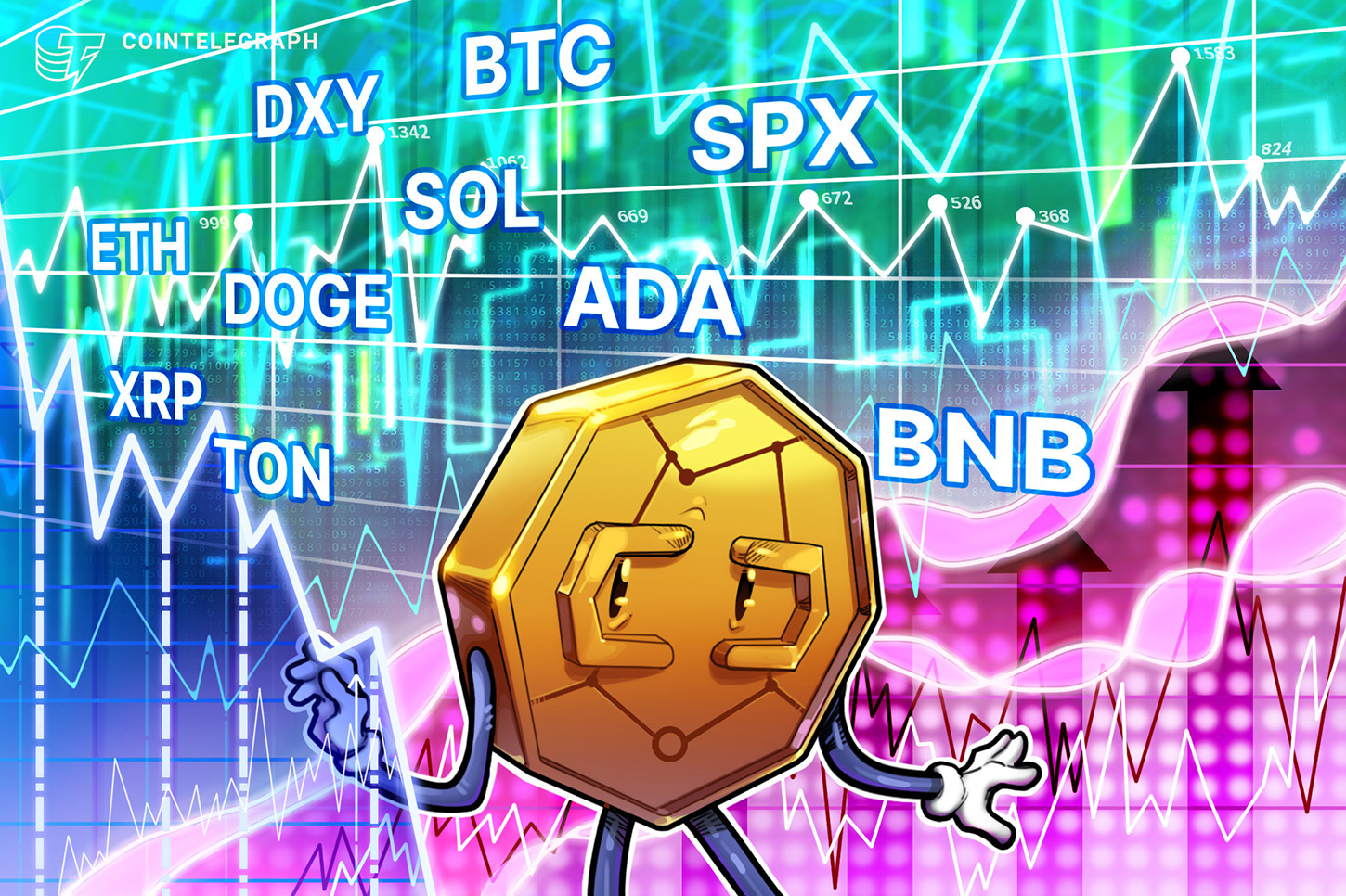 Análisis de precios al 8/4: SPX, DXY, BTC, ETH, BNB, SOL, XRP, DOGE, ADA, TON