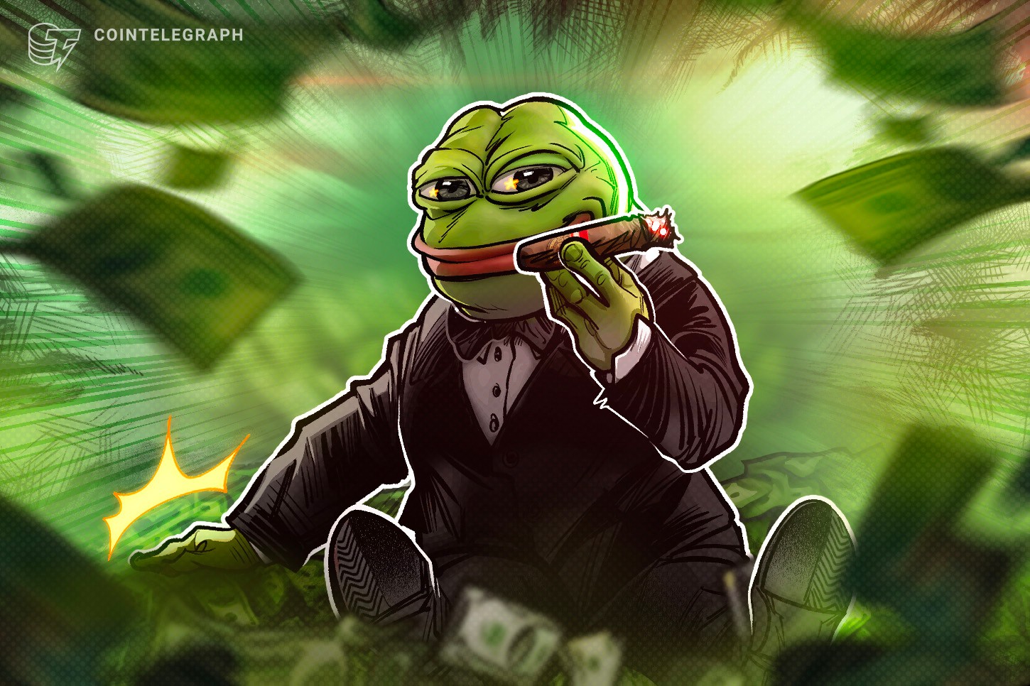 Precio de memecoin PEPE alcanza nuevo máximo histórico