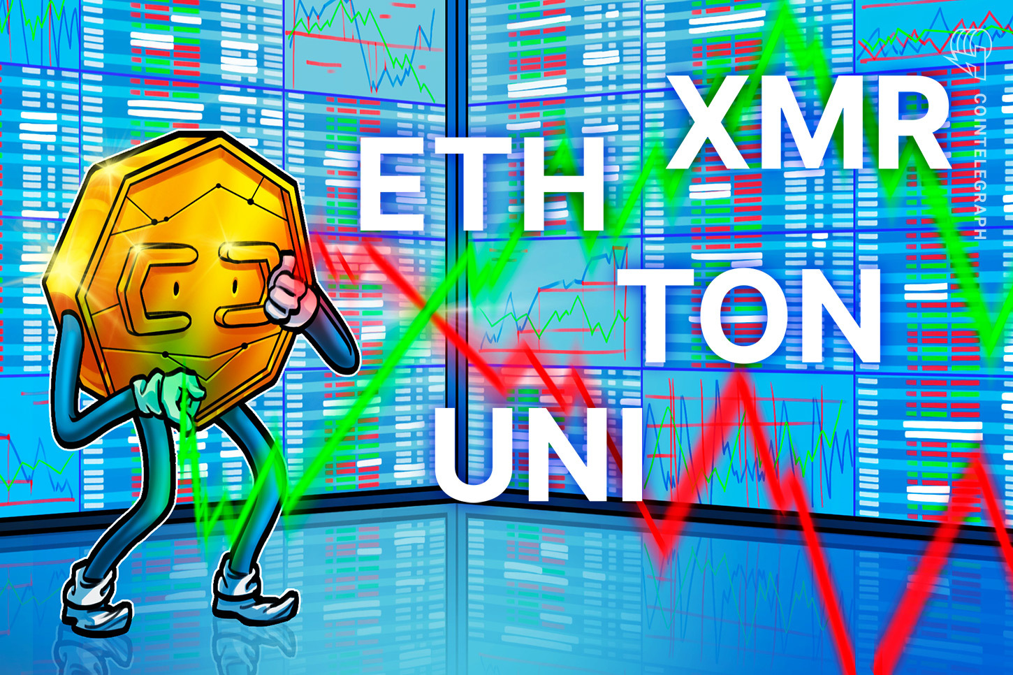 ETH, TON, UNI y XMR podrían subir si BTC supera los USD 68,000