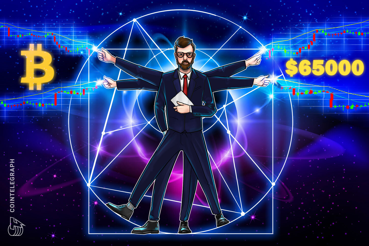 Posições compradas atrasadas de Bitcoin são lavadas à medida que o preço do BTC cai para US$ 65 mil