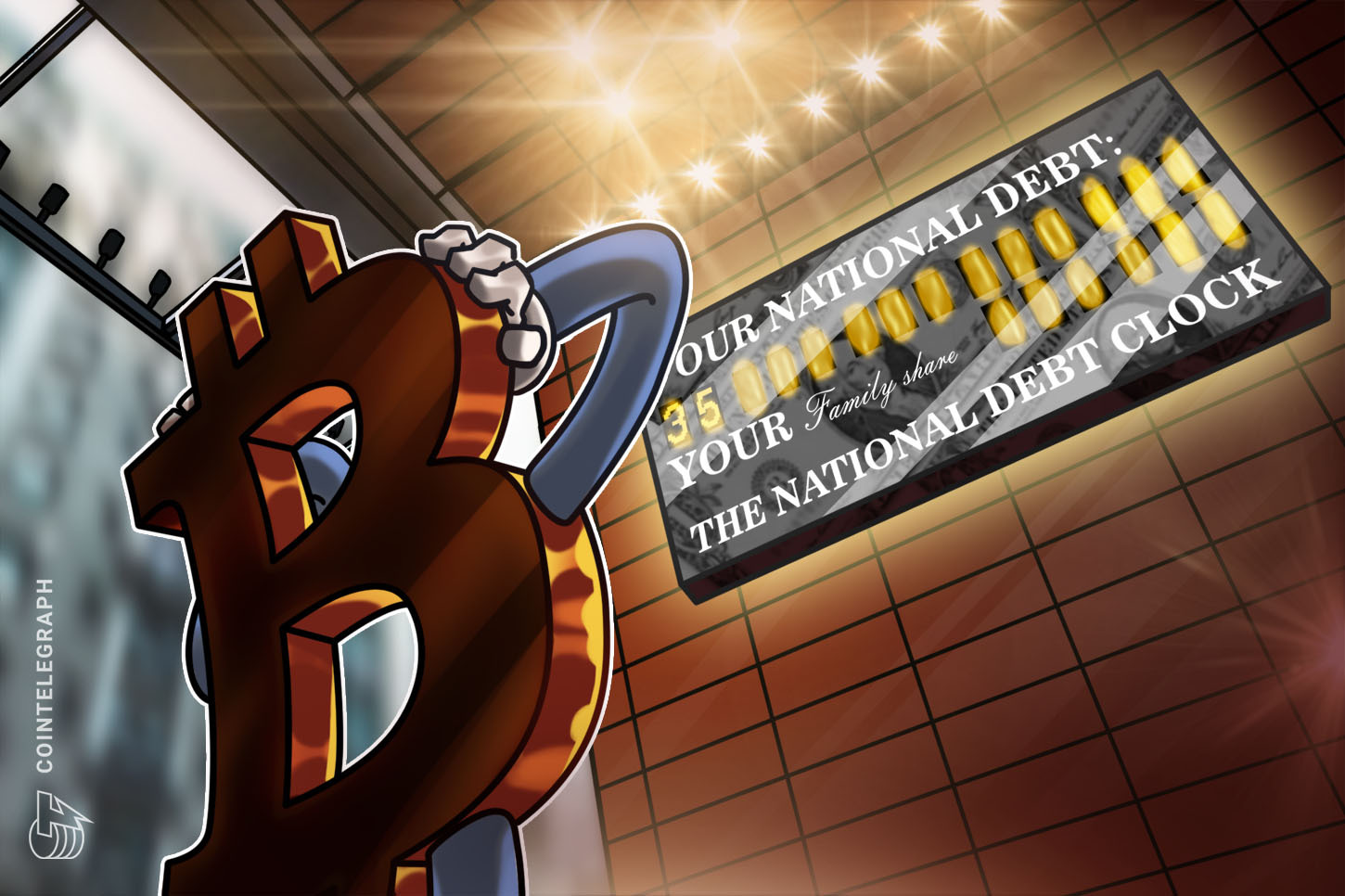 Dívida nacional dos EUA de US$ 35 trilhões pode reforçar a adoção do Bitcoin como 'dinheiro sólido'