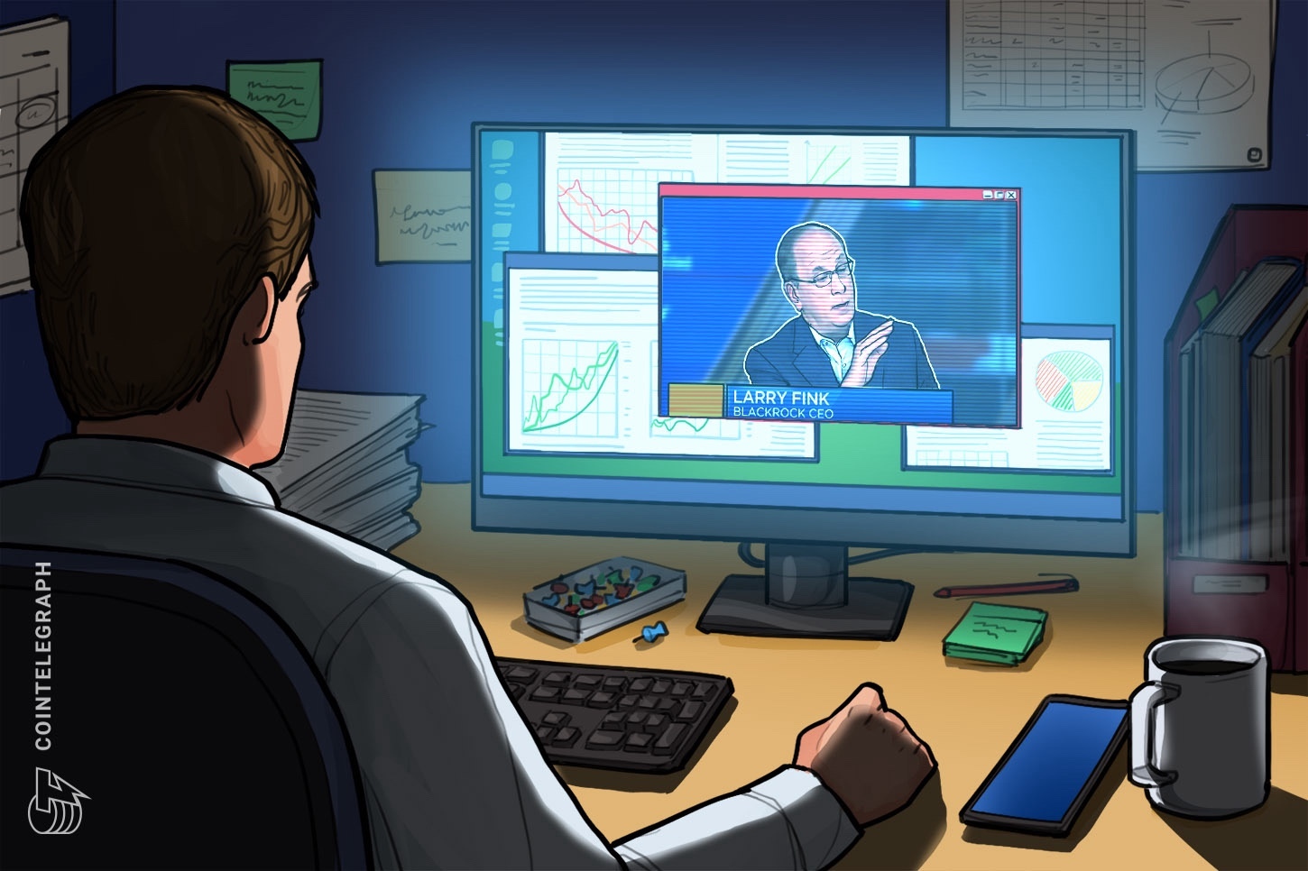 Larry Fink de BlackRock dice que se equivocó y llama oro digital a BTC