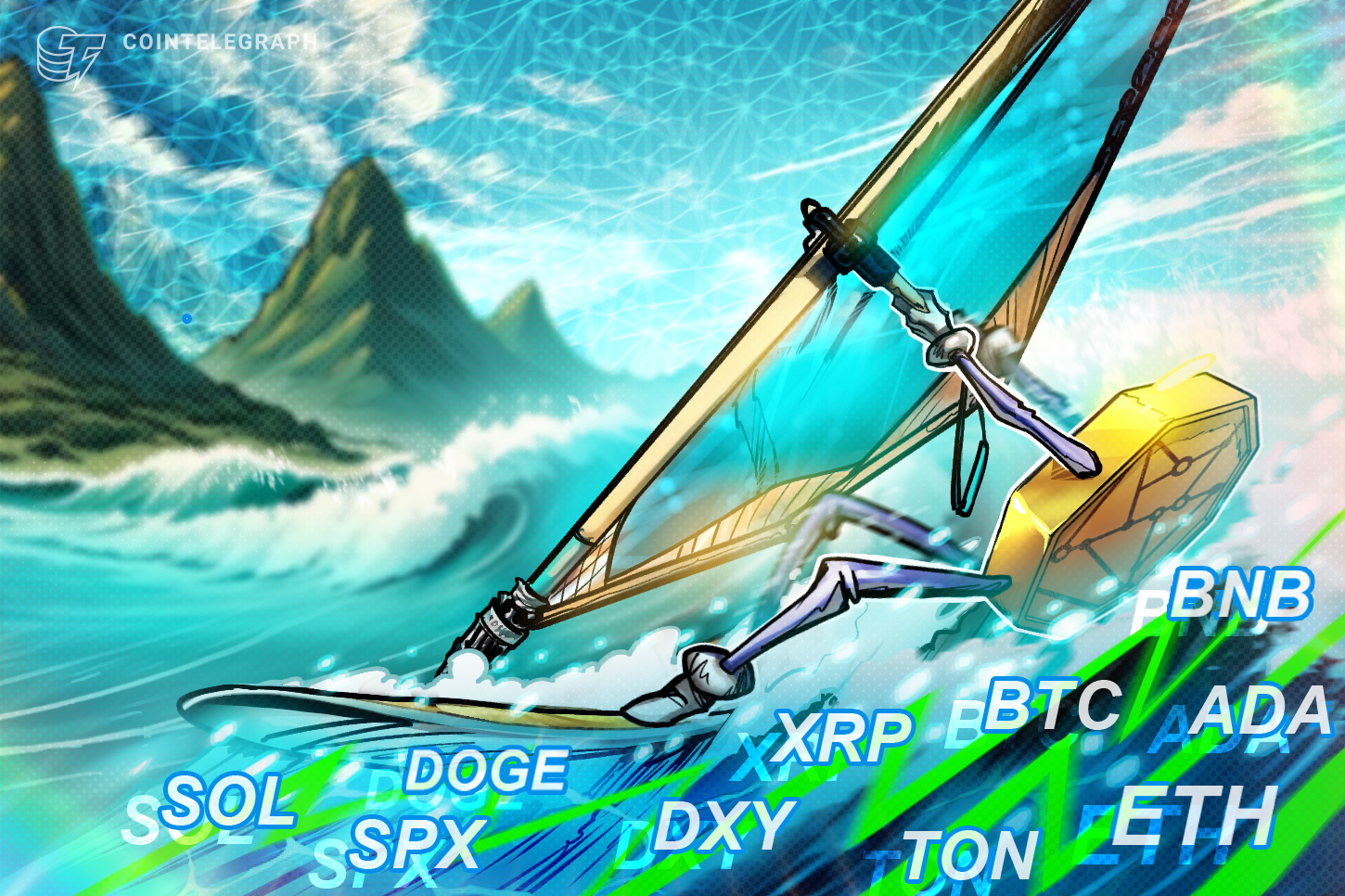 Análisis de precios del 22 de julio: SPX, DXY, BTC, ETH, BNB, SOL, XRP, TON, DOGE, ADA