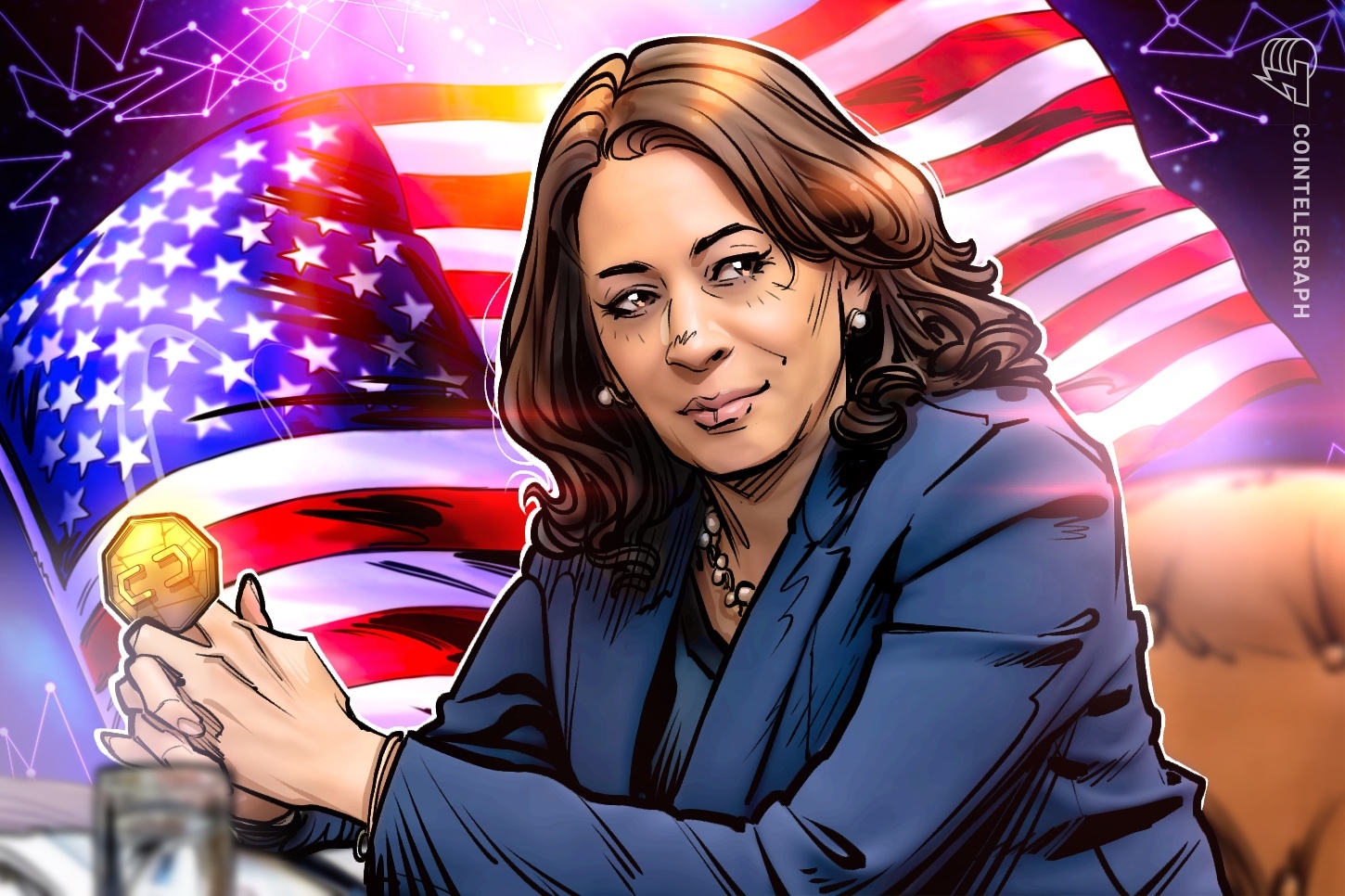 Campanha de Kamala Harris pretende reparar laços do Partido Democrata com a indústria de criptomoedas
