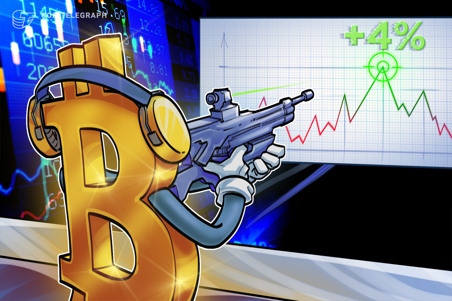 El precio de bitcoin rebota un 4% 