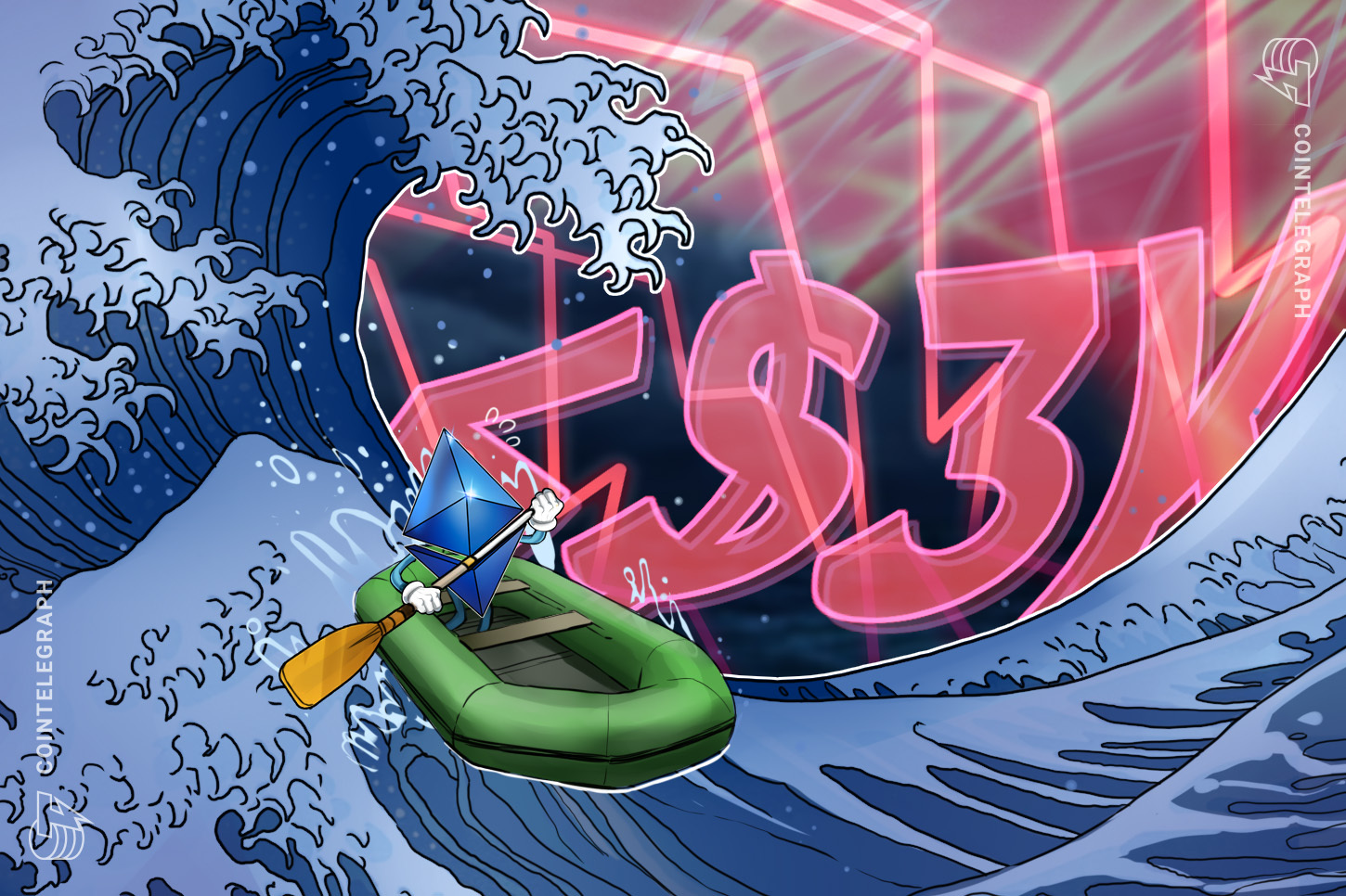 ¿Ether perderá el soporte clave de USD de 3,000?