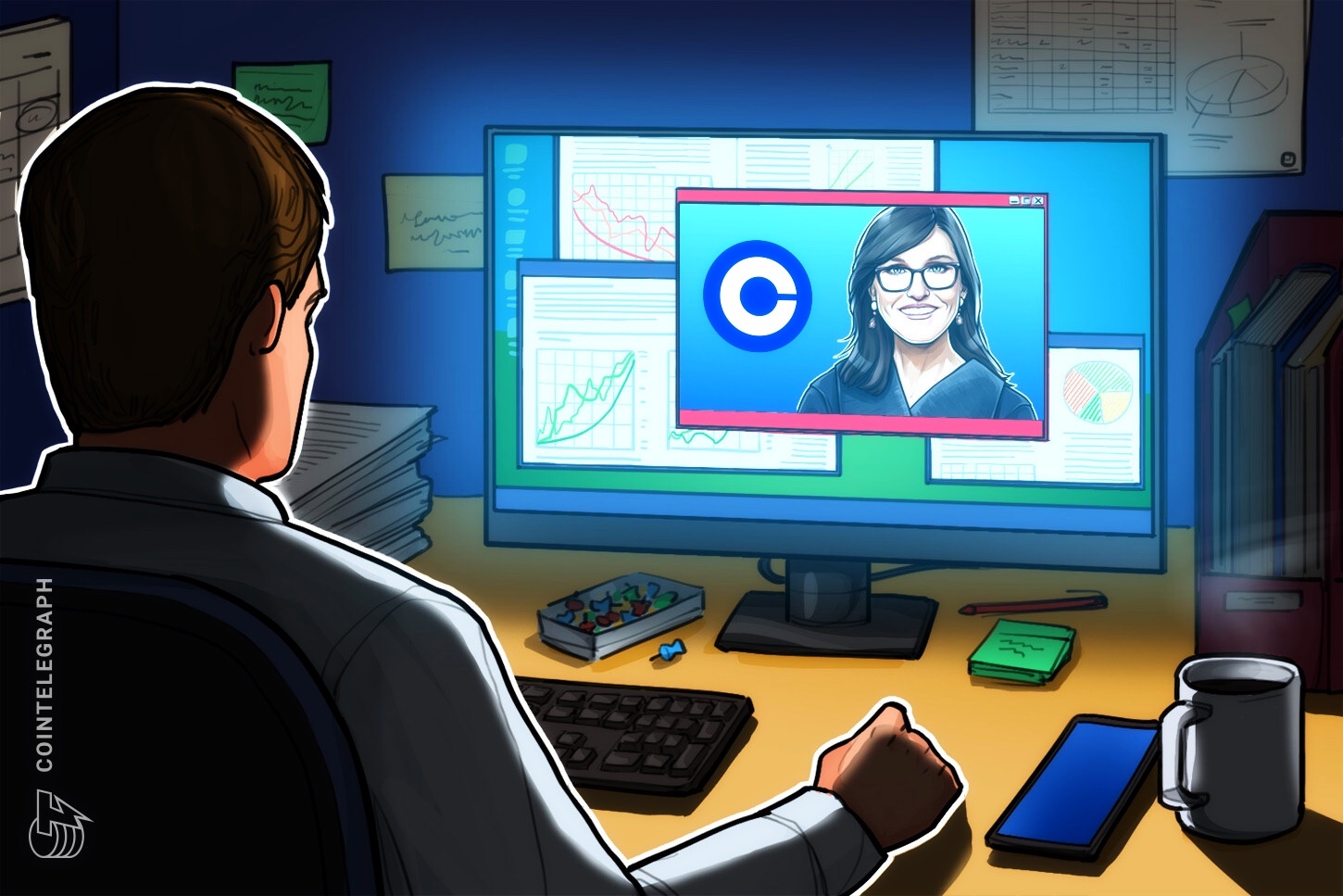 ARK compra USD 21M en ETF de Ethereum y vende USD 14.6M de Coinbase