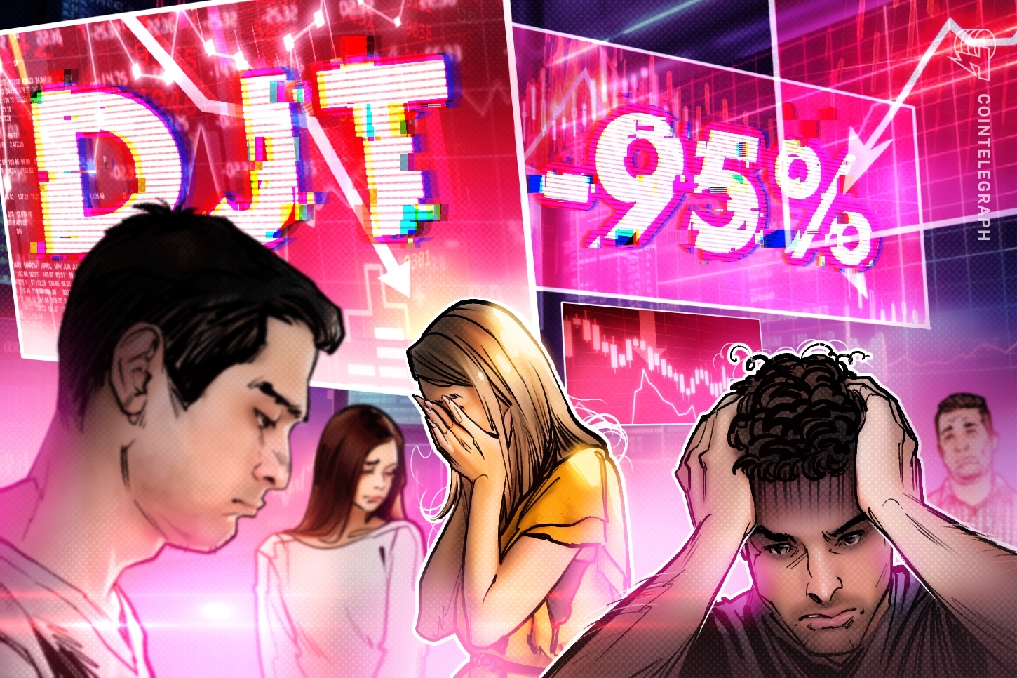 La memecoin DJT de Trump se desploma un 95%