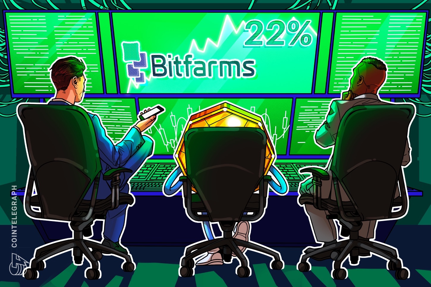 Acciones de Bitfarms subieron un 22%