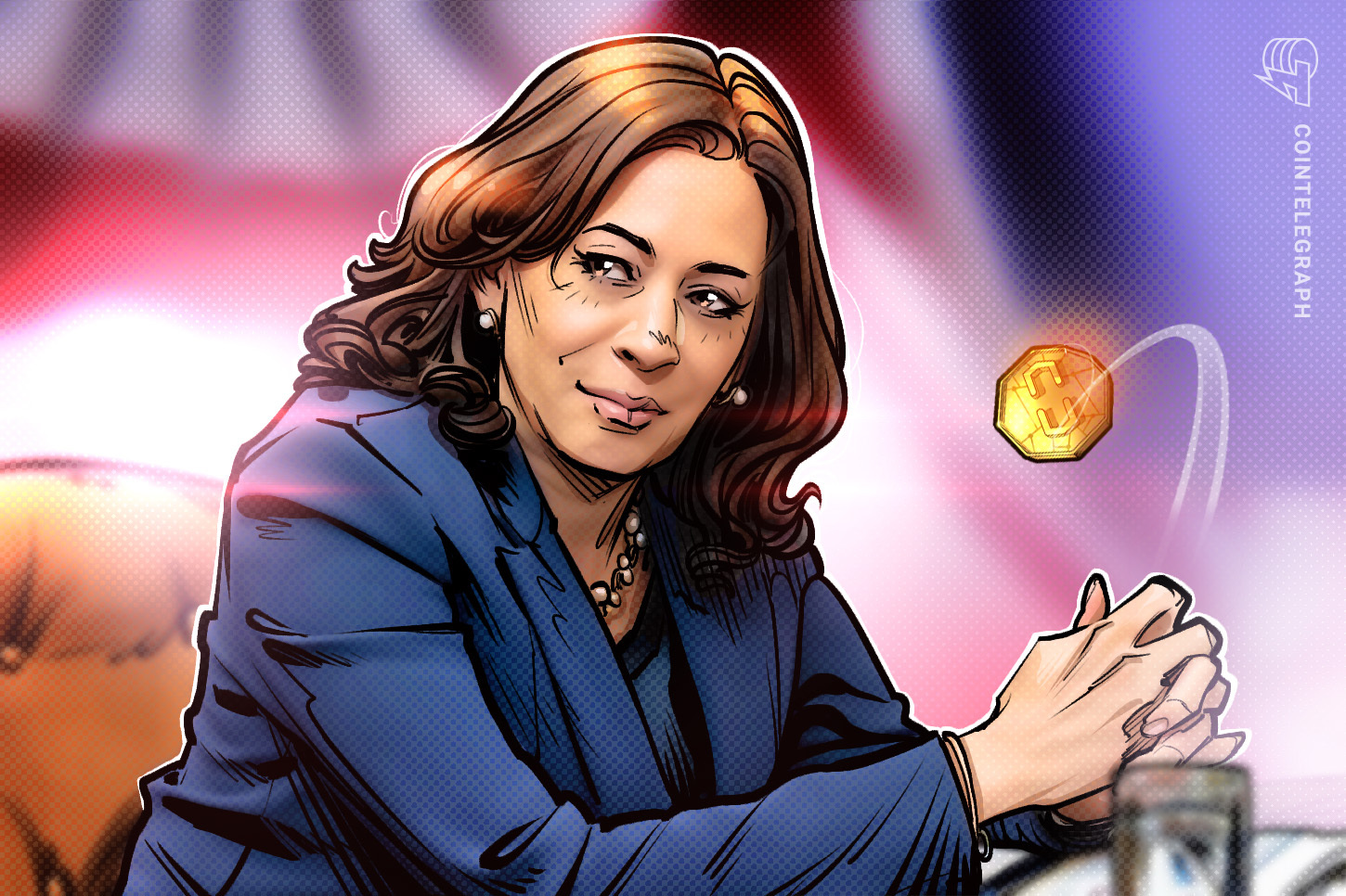 Campanha de Kamala Harris não está aceitando criptomoedas diretamente — um Super PAC está