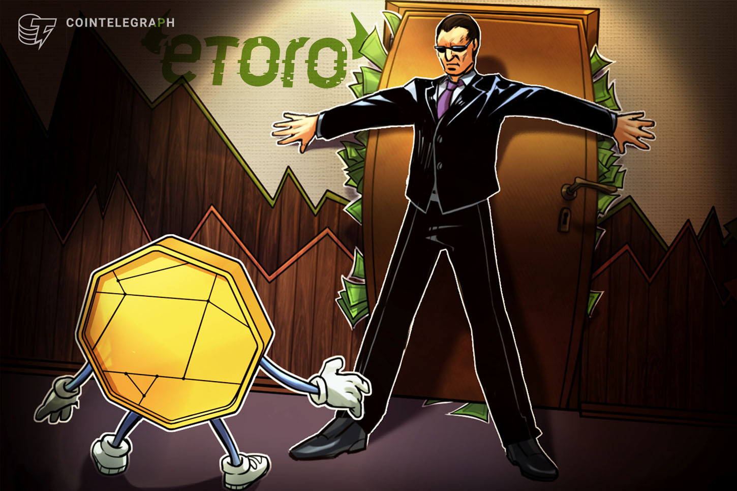 eToro US cesserà quasi del tutto il servizio di crypto trading a seguito dell'accordo con la SEC
