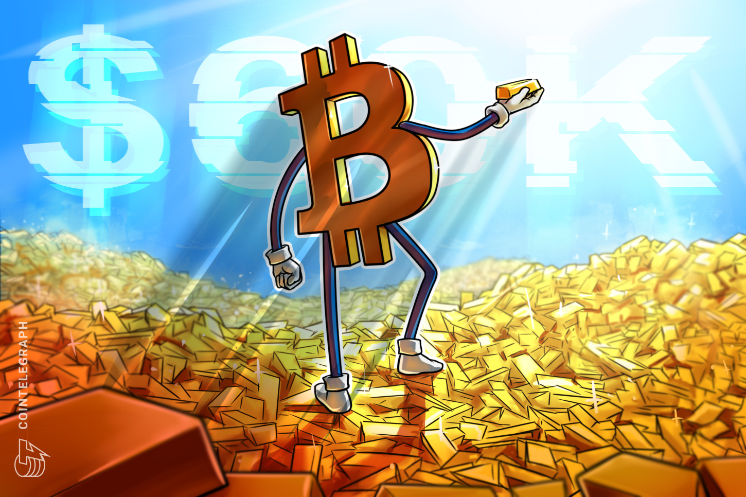 Bitcoin busca volver a los USD 60,000 y el oro alcanzó un nuevo máximo histórico