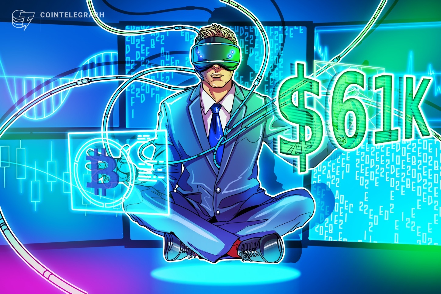 Bitcoin subió a los USD 61,000, pero los traders de derivados siguen siendo escépticos