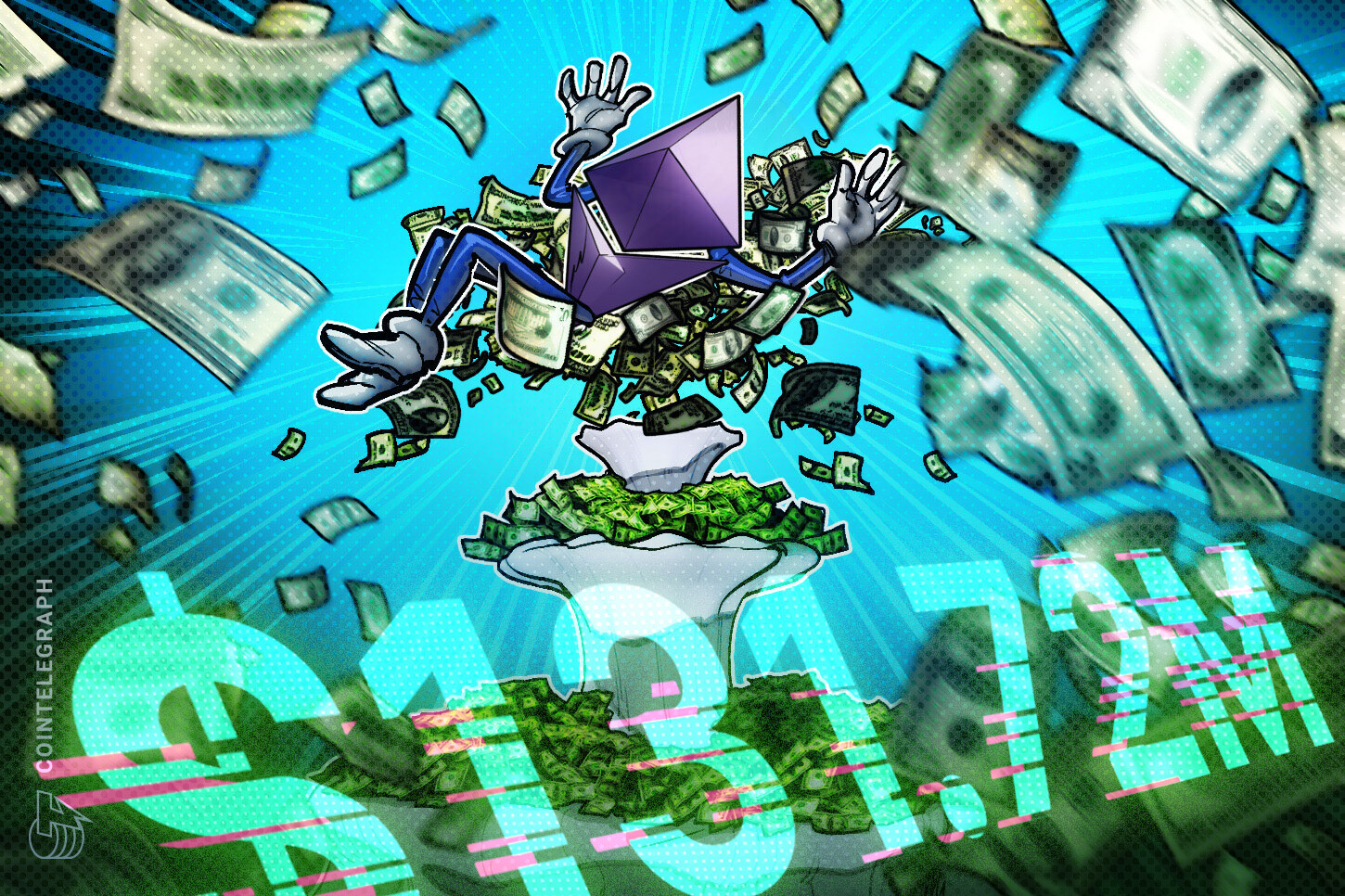Holder 'manos de diamante' de Ethereum gana USD 131.7 millones en 2 años