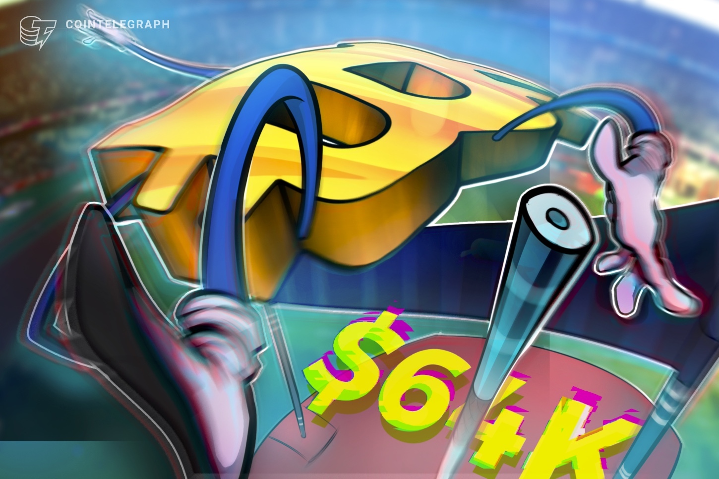 El precio de bitcoin rebota hasta los 64,000 dólares