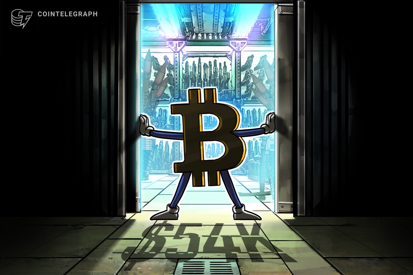 Traders de Bitcoin ven precio de BTC de USD 54K o inferior por tensiones en Oriente Medio