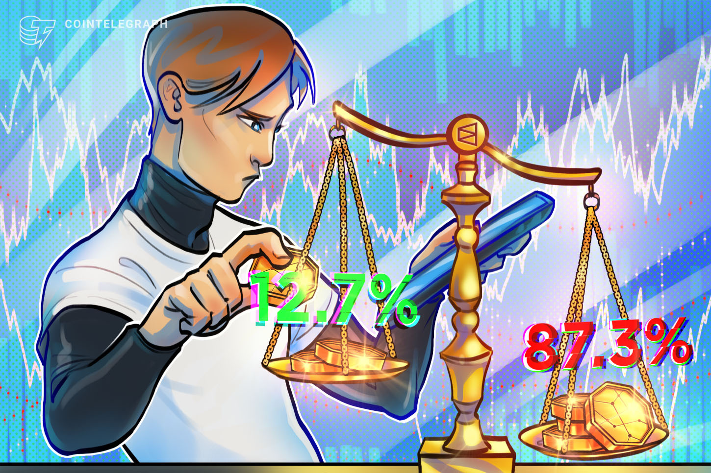 Apenas 12,7% das carteiras de criptomoedas relatam lucros na Polymarket