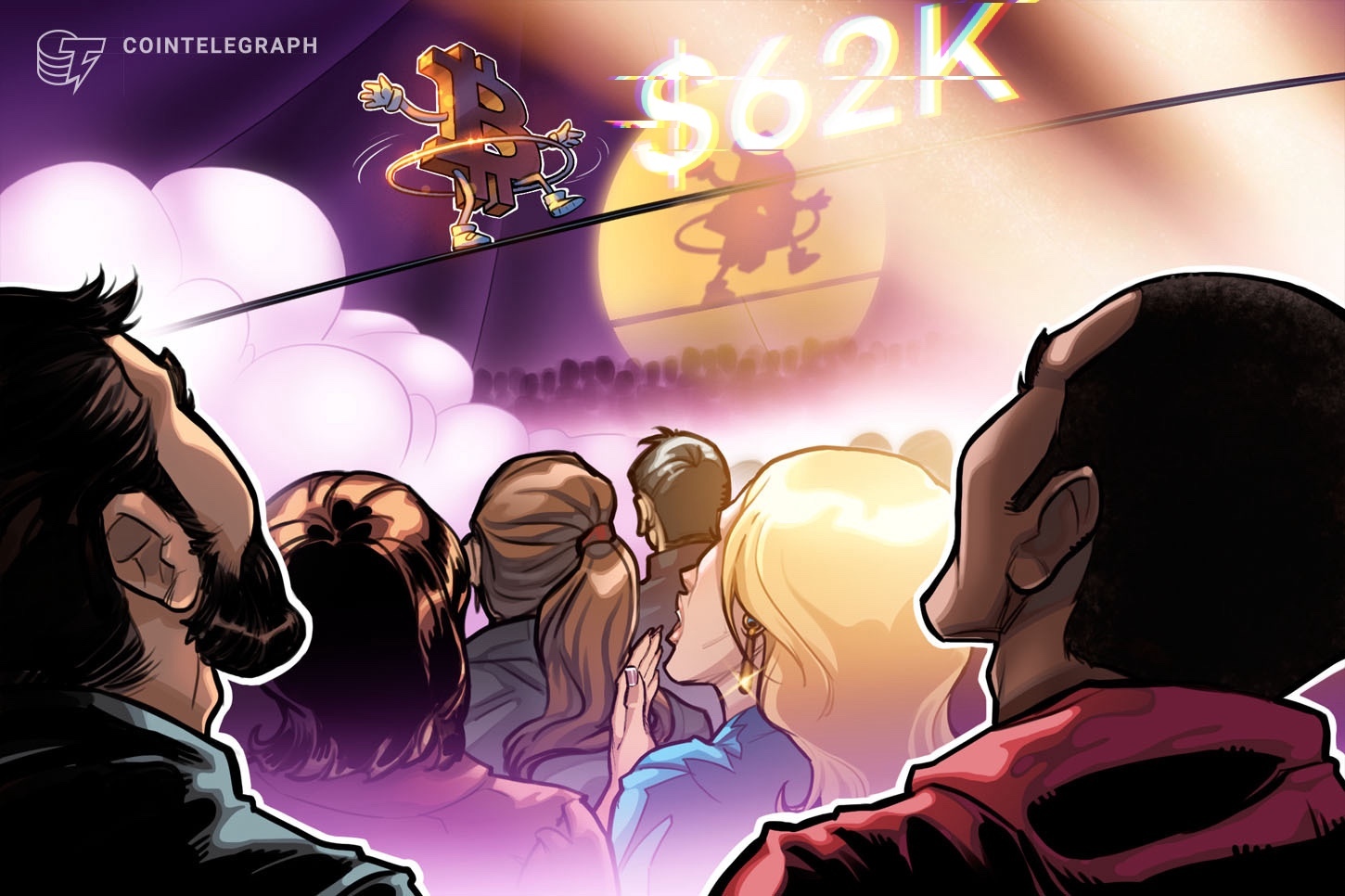 La caída de BTC por debajo de los 62,000 dólares muestra que el precio sigue en "terreno delicado"