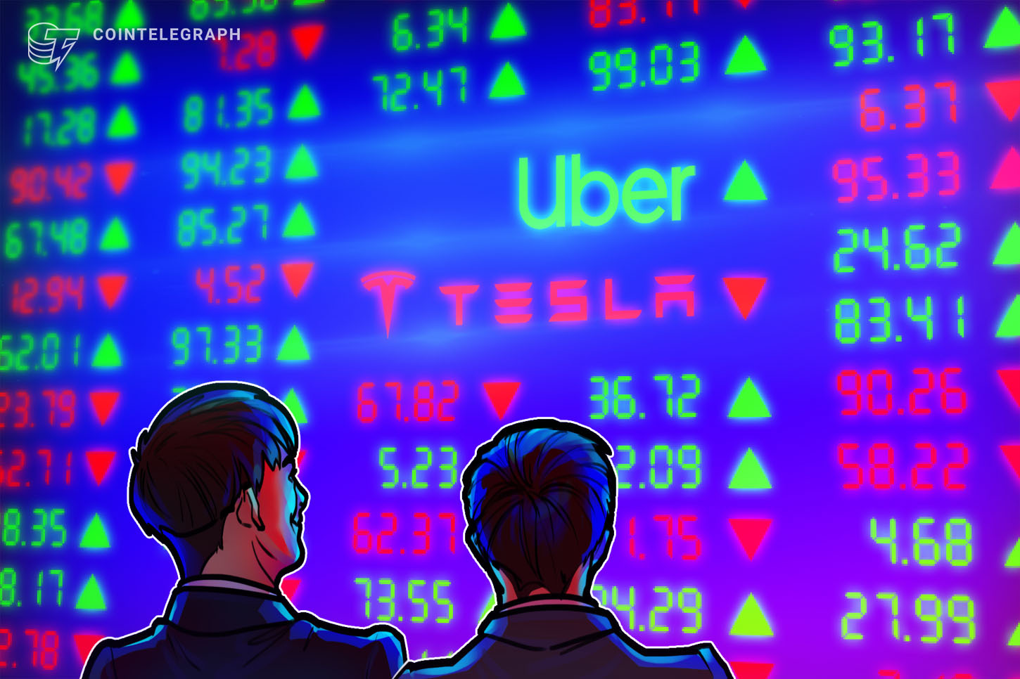 Acciones de Uber se disparan y las de Tesla tropiezan tras revelación de Elon Musk sobre Cybercab