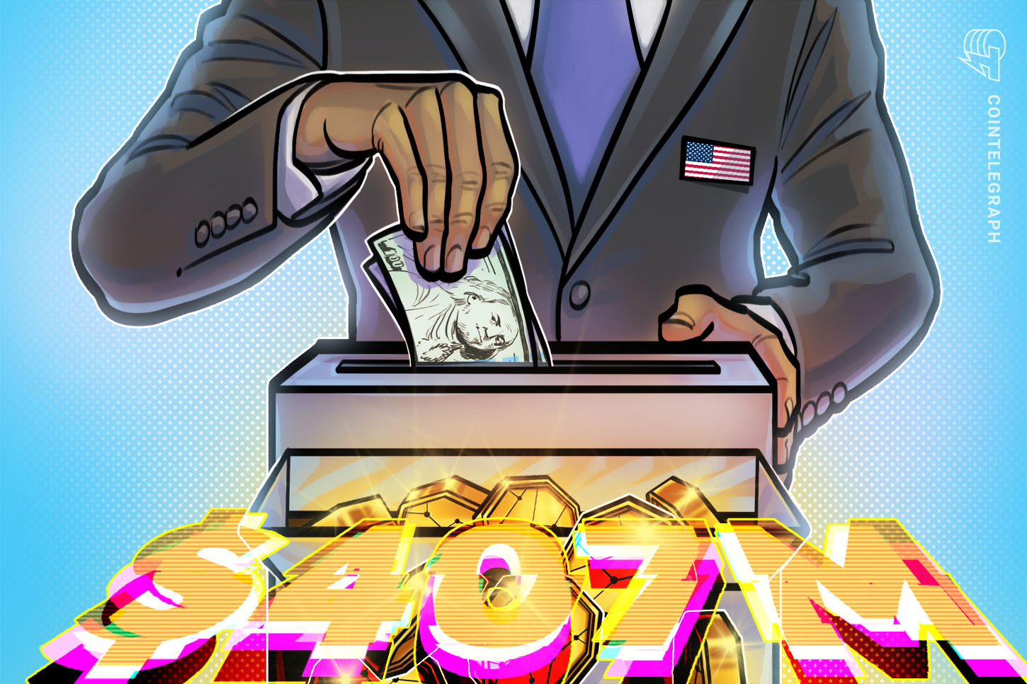 'Mudança política' impulsiona fluxos de US$ 407 milhões para produtos de criptomoedas, afirma CoinShares