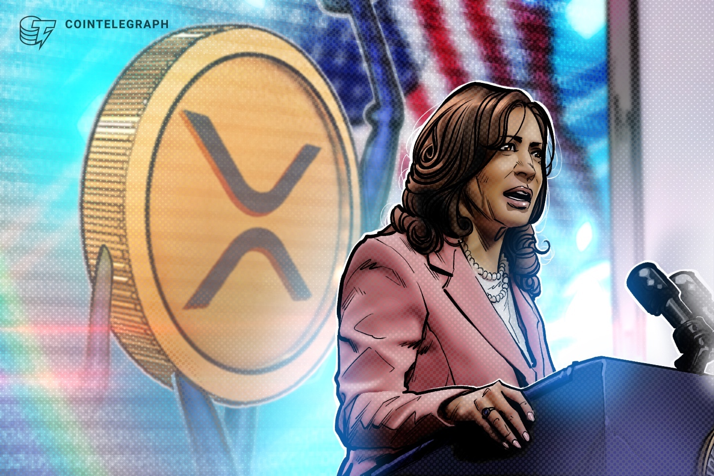  リップル共同創業者、カマラ・ハリス支援のPACに1千万ドル分のXRPを寄付