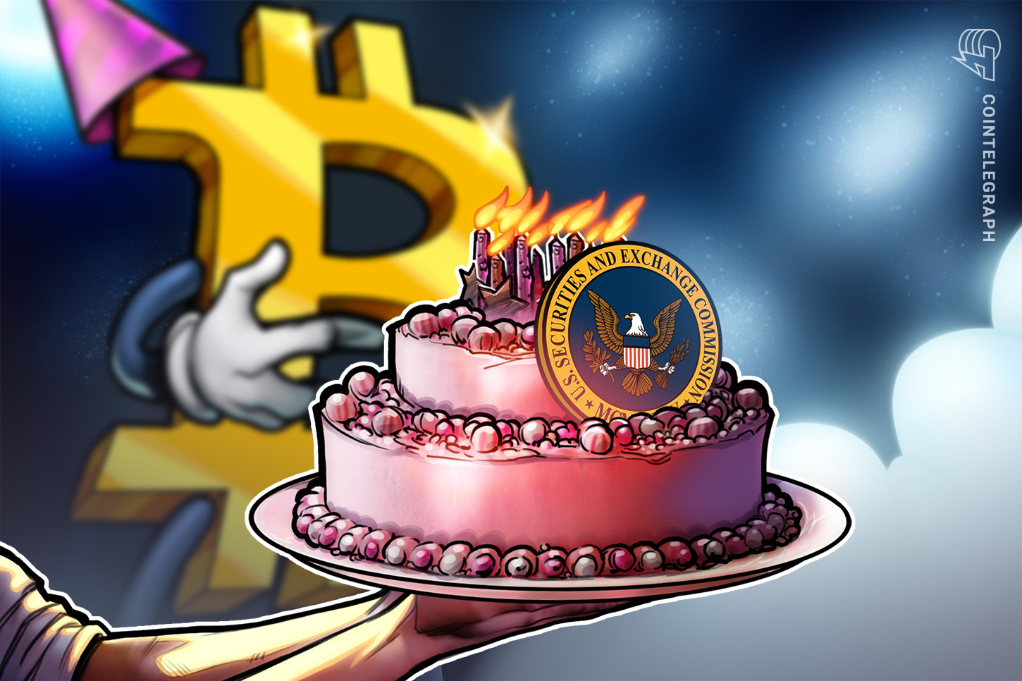 El presidente de la Comisión de Valores desea a Bitcoin un "dulce dieciséis" en su aniversario del white paper