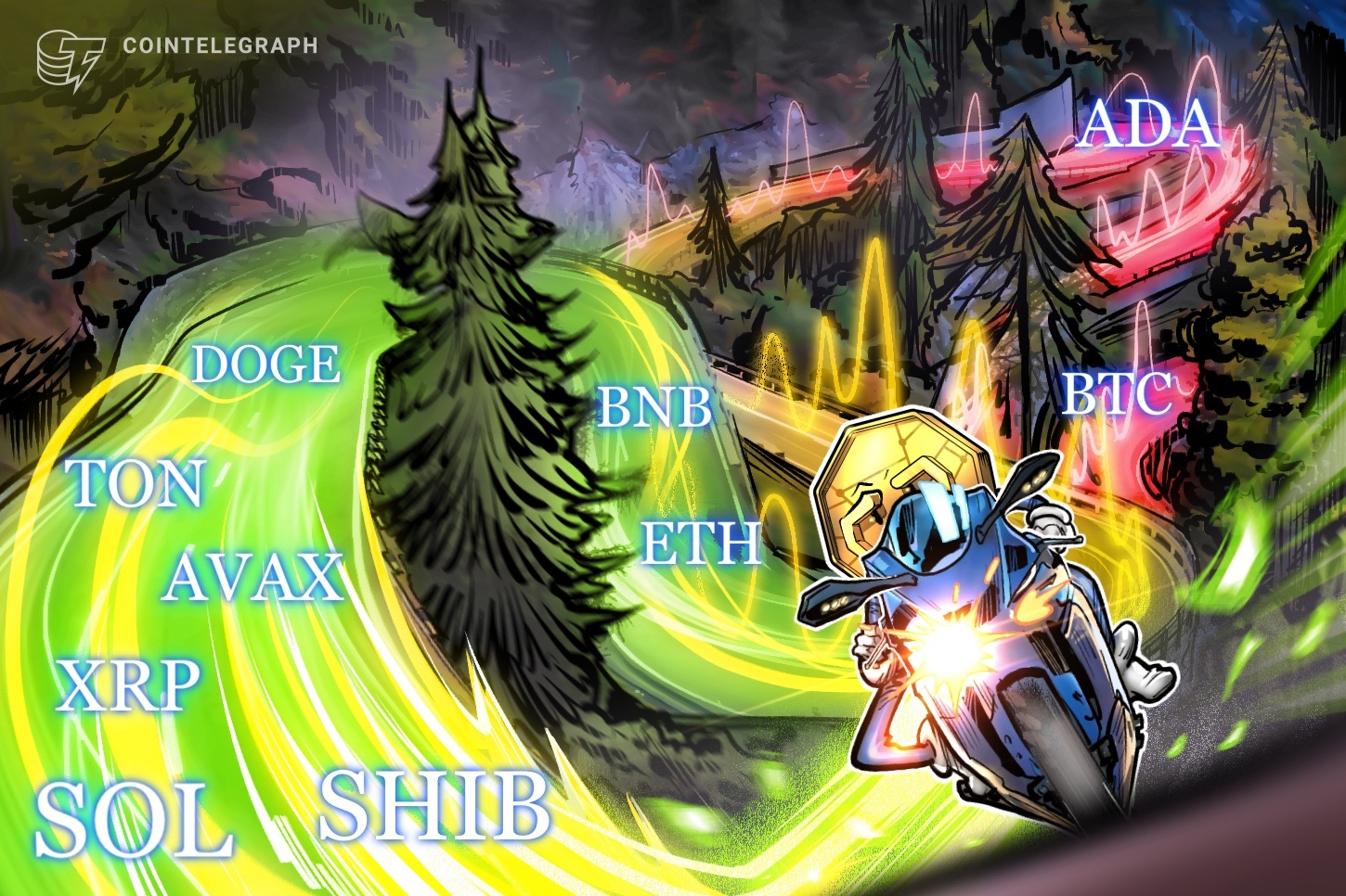 Análisis de precios del 30 de octubre: BTC, ETH, BNB, SOL, XRP, DOGE, TON, ADA, AVAX, SHIB