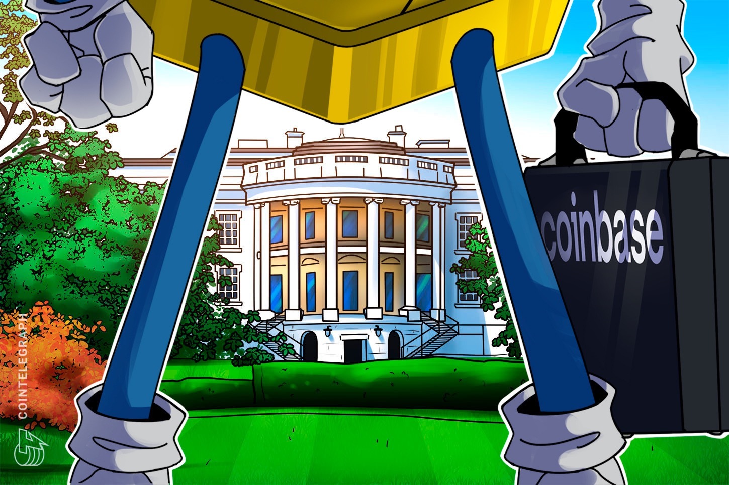 Coinbase está 'preparada para trabalhar' com a presidência de Harris ou Trump