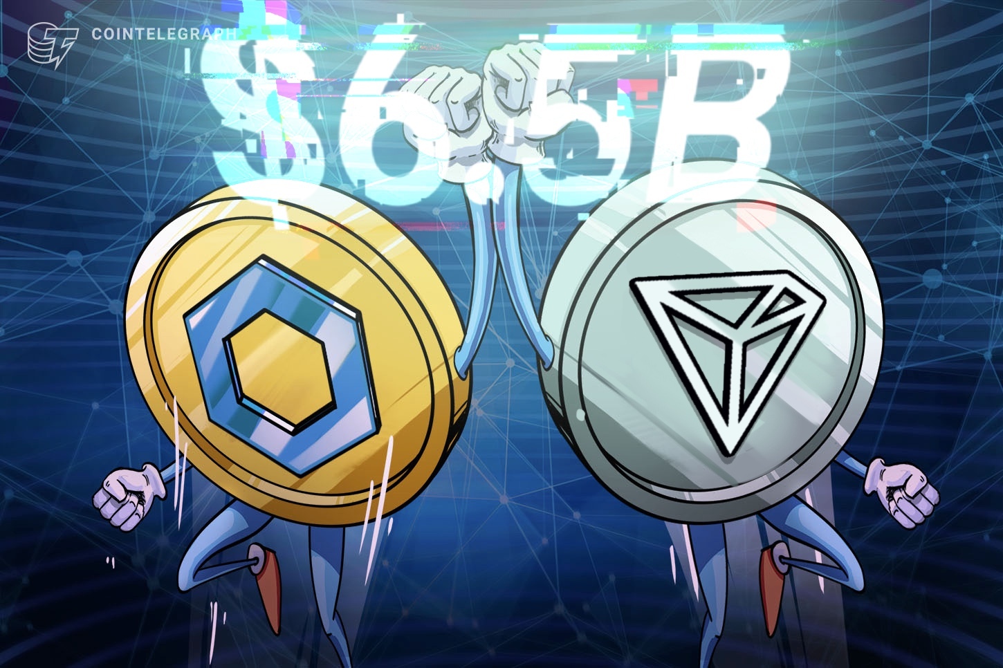 Tron sustituye a su proveedor de oráculo por Chainlink