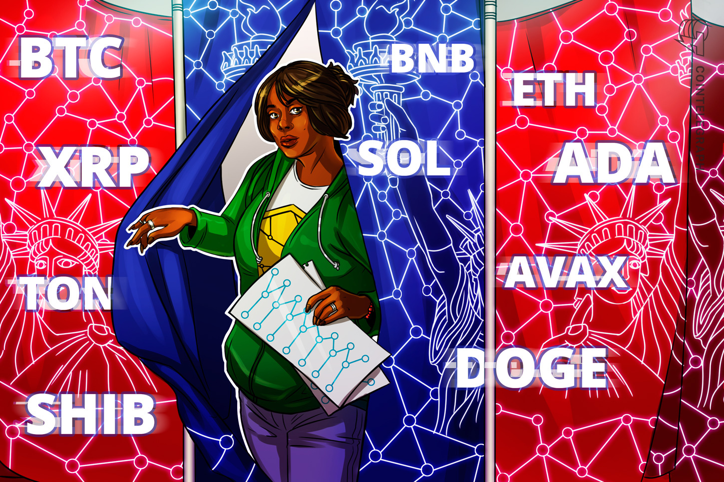 Análise de preço em 06/11: BTC, ETH, SOL, BNB, XRP, DOGE, TON, ADA, SHIB, AVAX