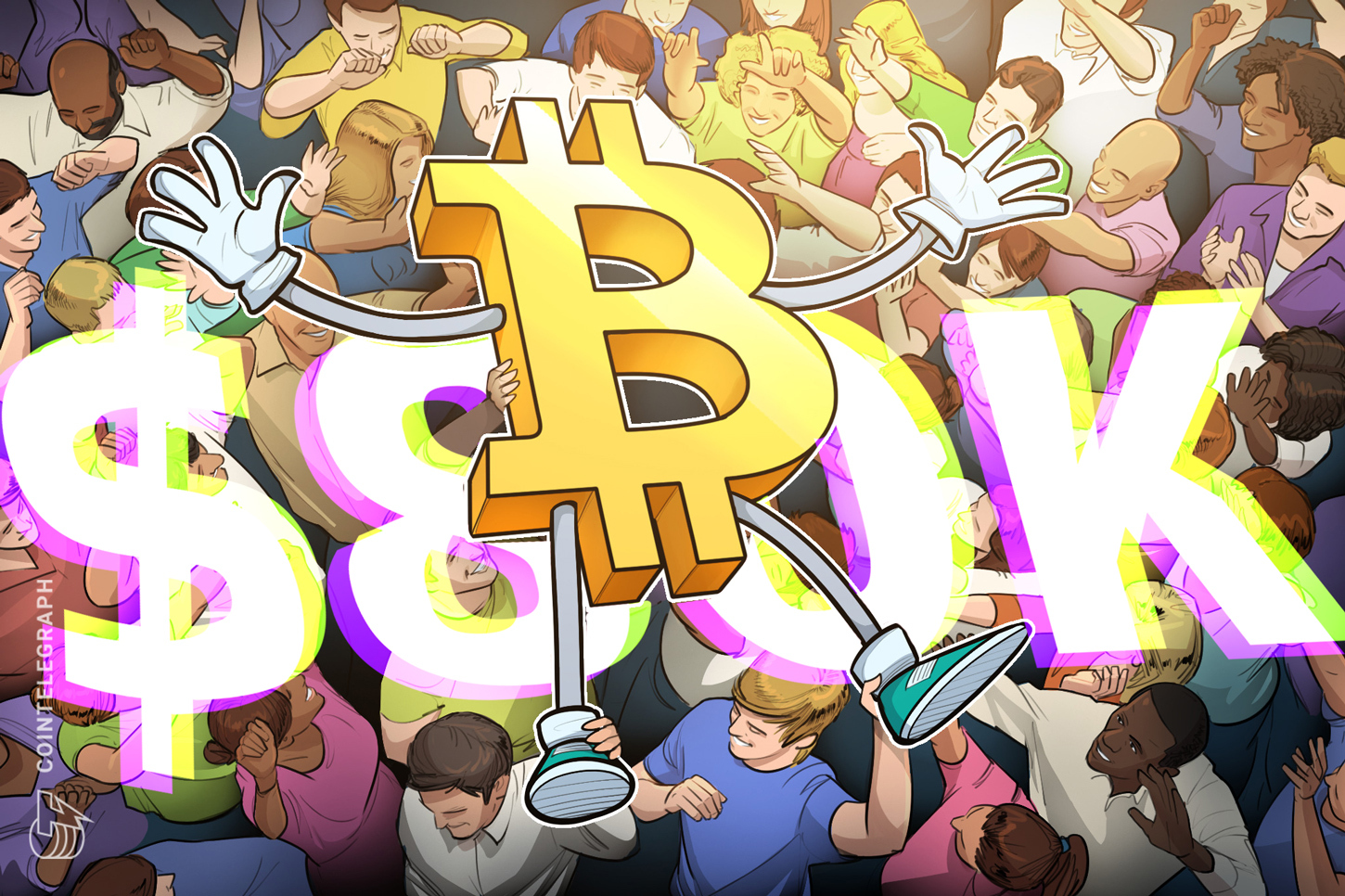 ビットコイン価格が初めて8万ドルに到達