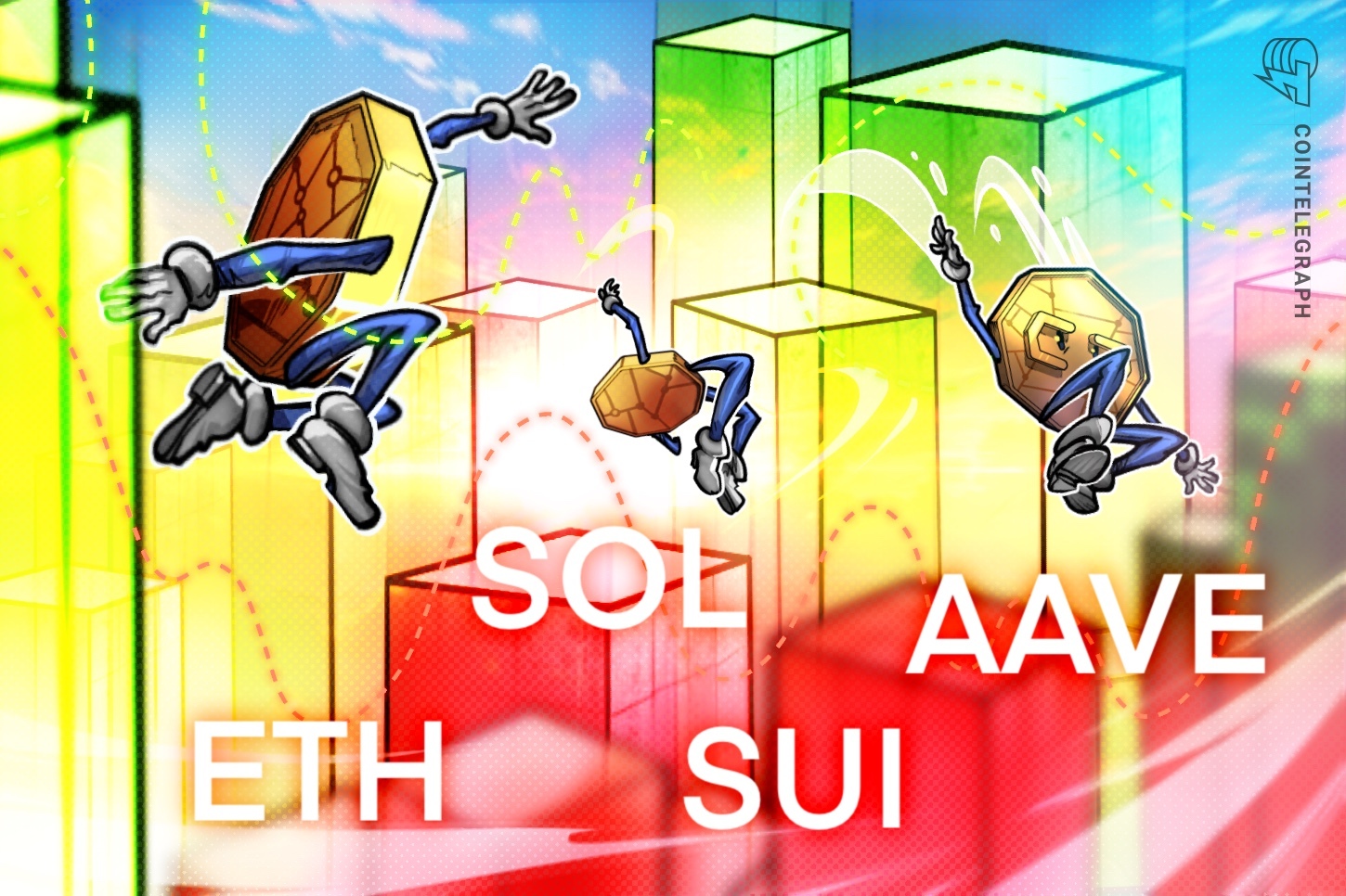 La subida de Bitcoin a 80,000 dólares podría desencadenar un rally en ETH, SOL, SUI y AAVE