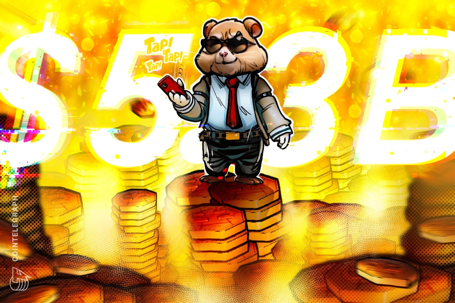 Hamster Kombat registra USD 5,300M en volumen diario y 11M de holders de tokens