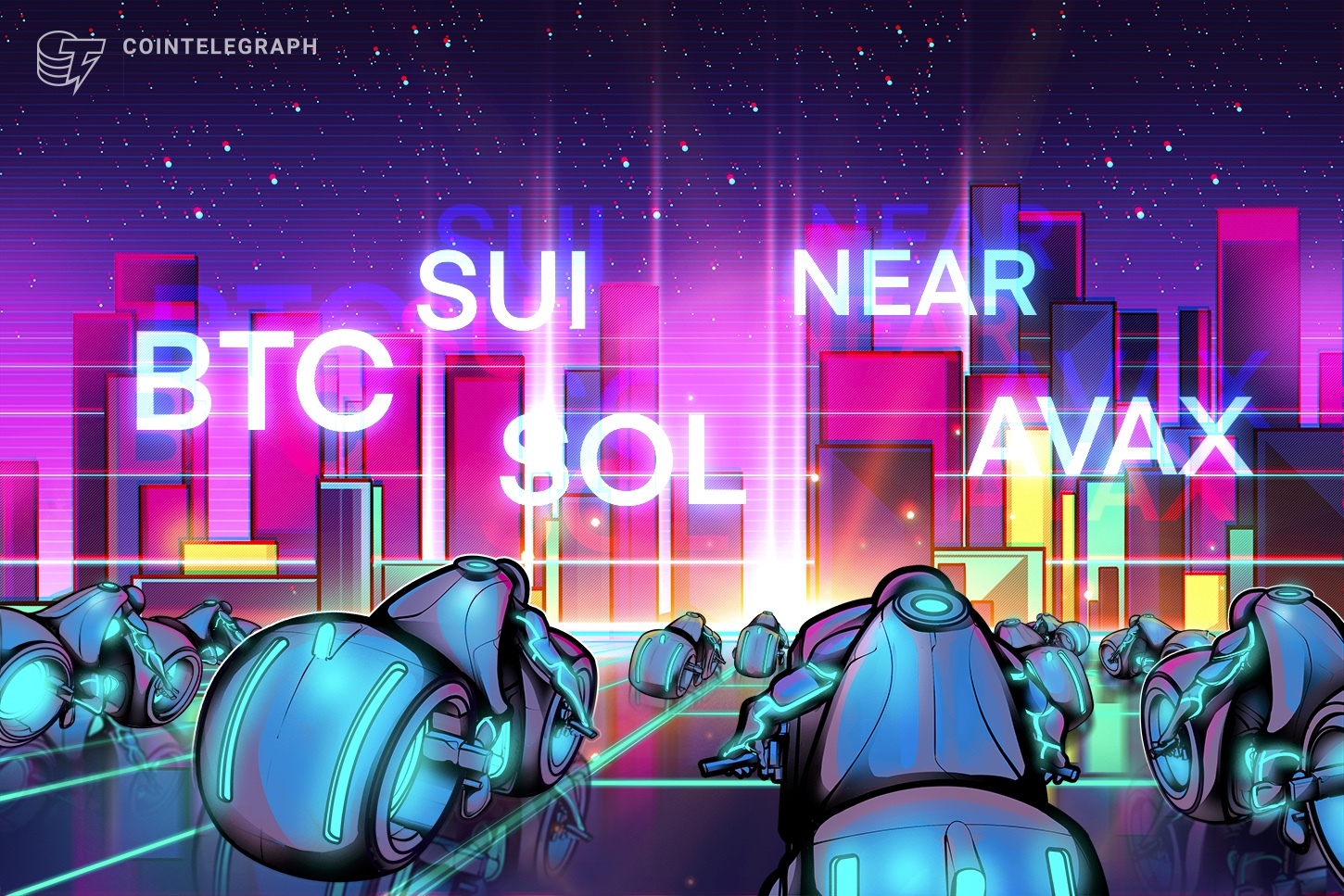 SOL, AVAX, SUI y NEAR avanzan mientras el precio de Bitcoin cotiza en la zona de los USD 90,000