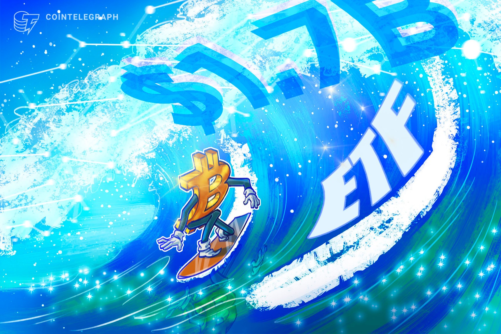 Bitcoin ETF spot raggiungono $1,7 miliardi di afflussi settimanali, siglando serie di sei settimane