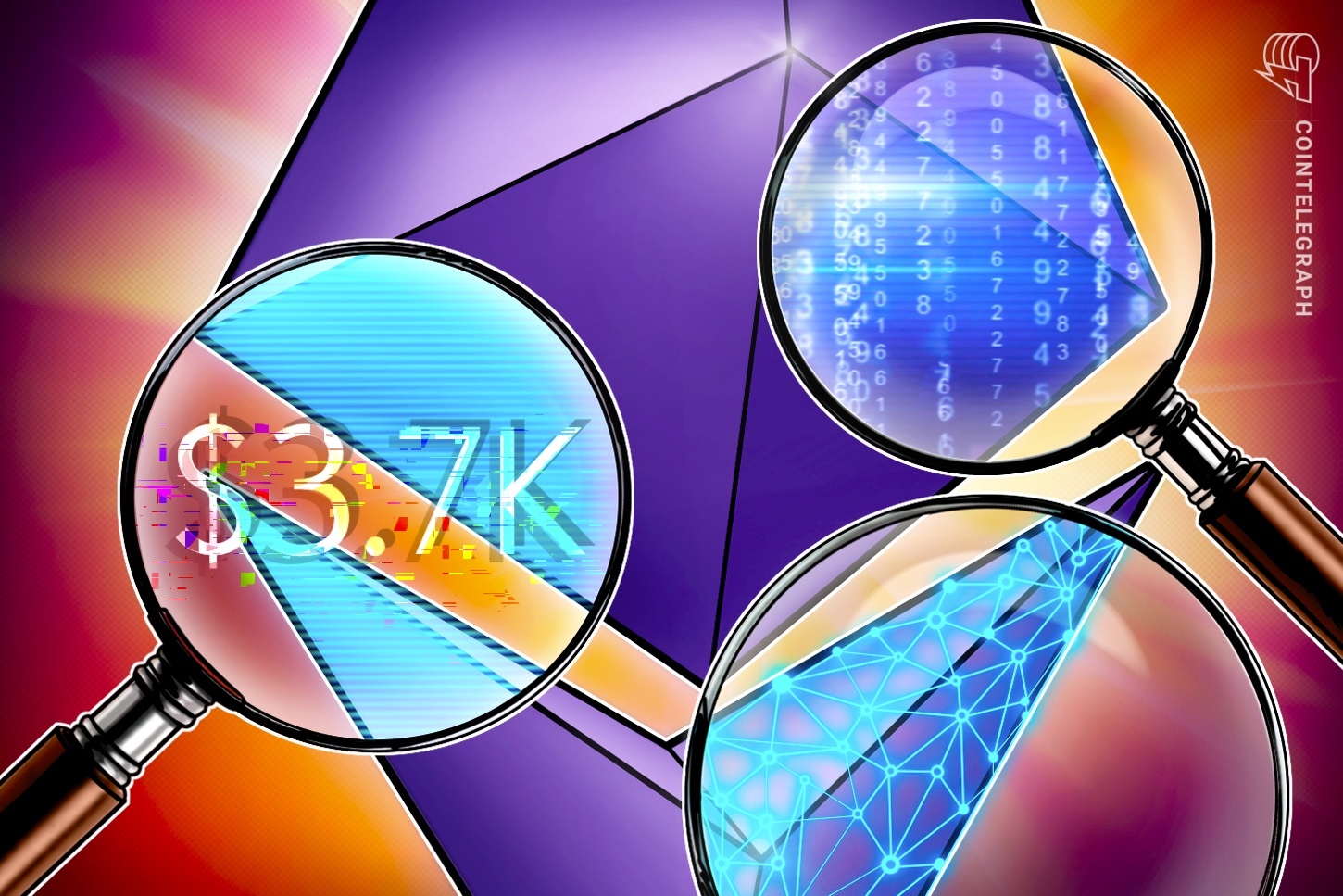 Precio de ETH apunta a 3,700 dólares por el creciente interés por el "dinero inteligente"