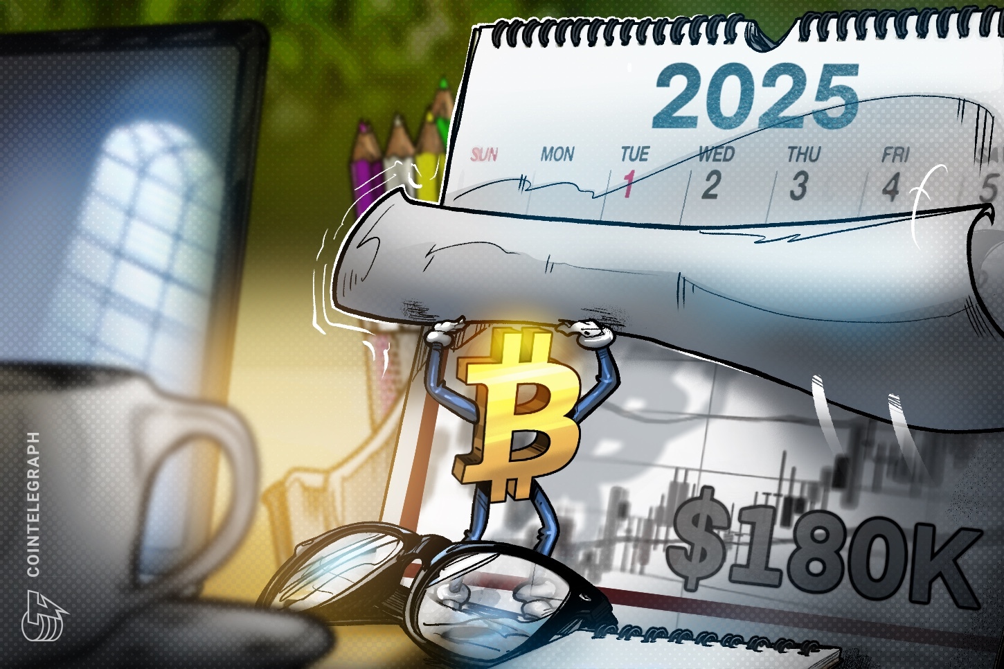 Bitcoin pode alcançar US$ 180 mil até o final de 2025, aponta o fundador da TYMIO