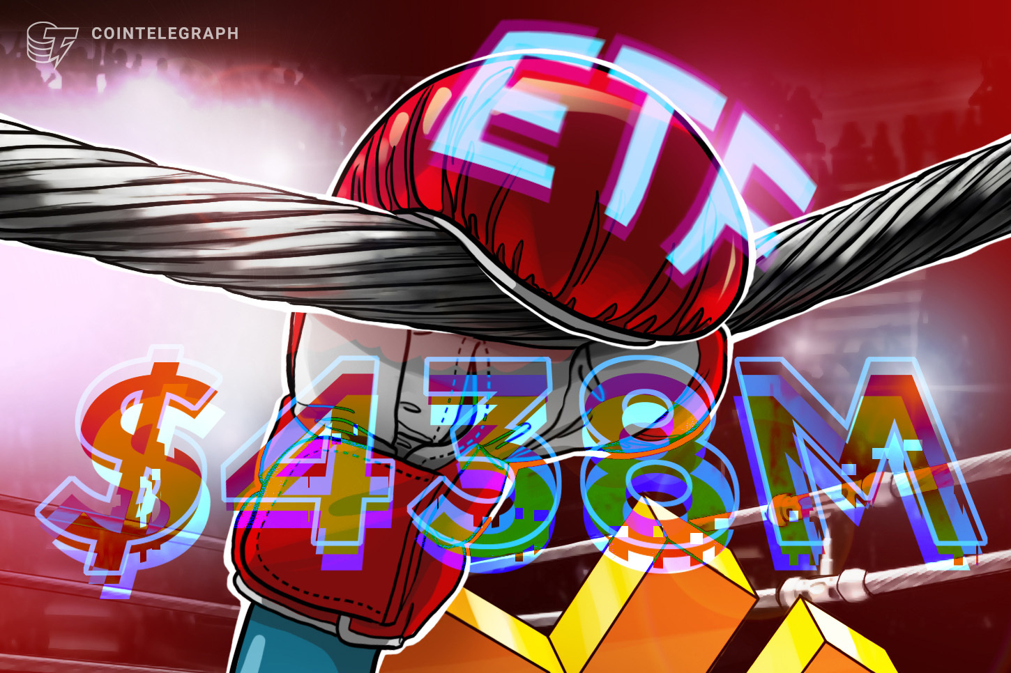 Los ETF de BTC al contado registran salidas valoradas en 438 millones de dólares, las mayores desde las elecciones en EE.UU.