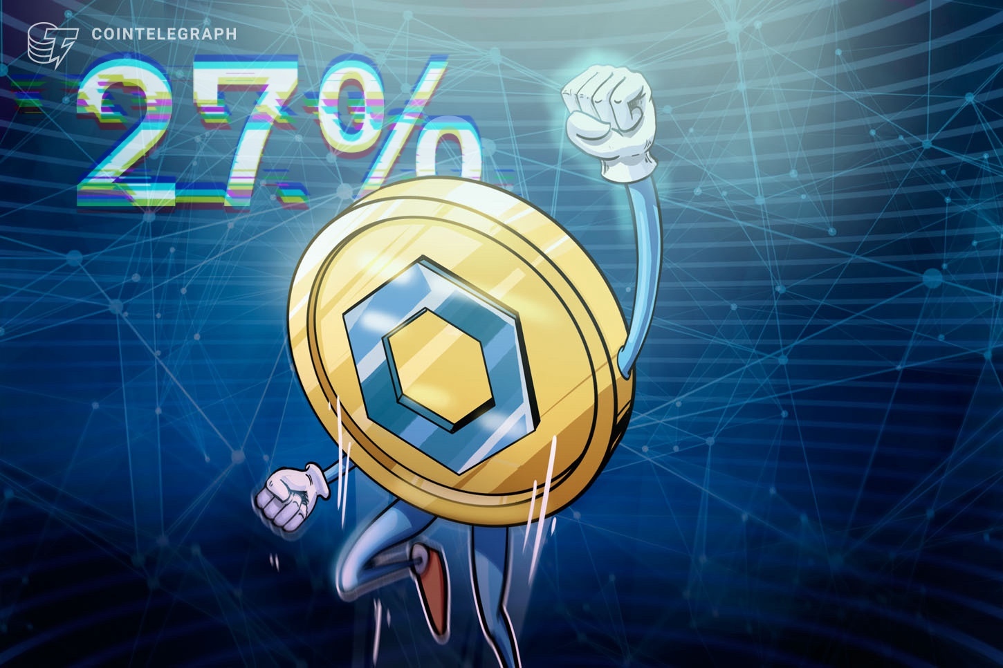 Precio de LINK se dispara un 27% en 24 horas mientras aparece una "vela divina" de Chainlink