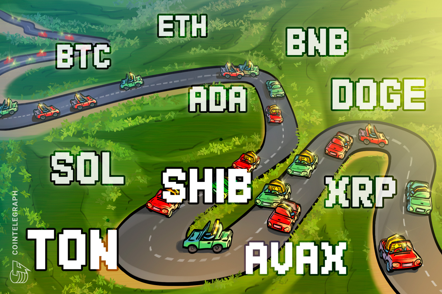 BTCは堅調に推移　仮想通貨チャート分析：ビットコイン・イーサ・XRP（リップル）・ソラナ