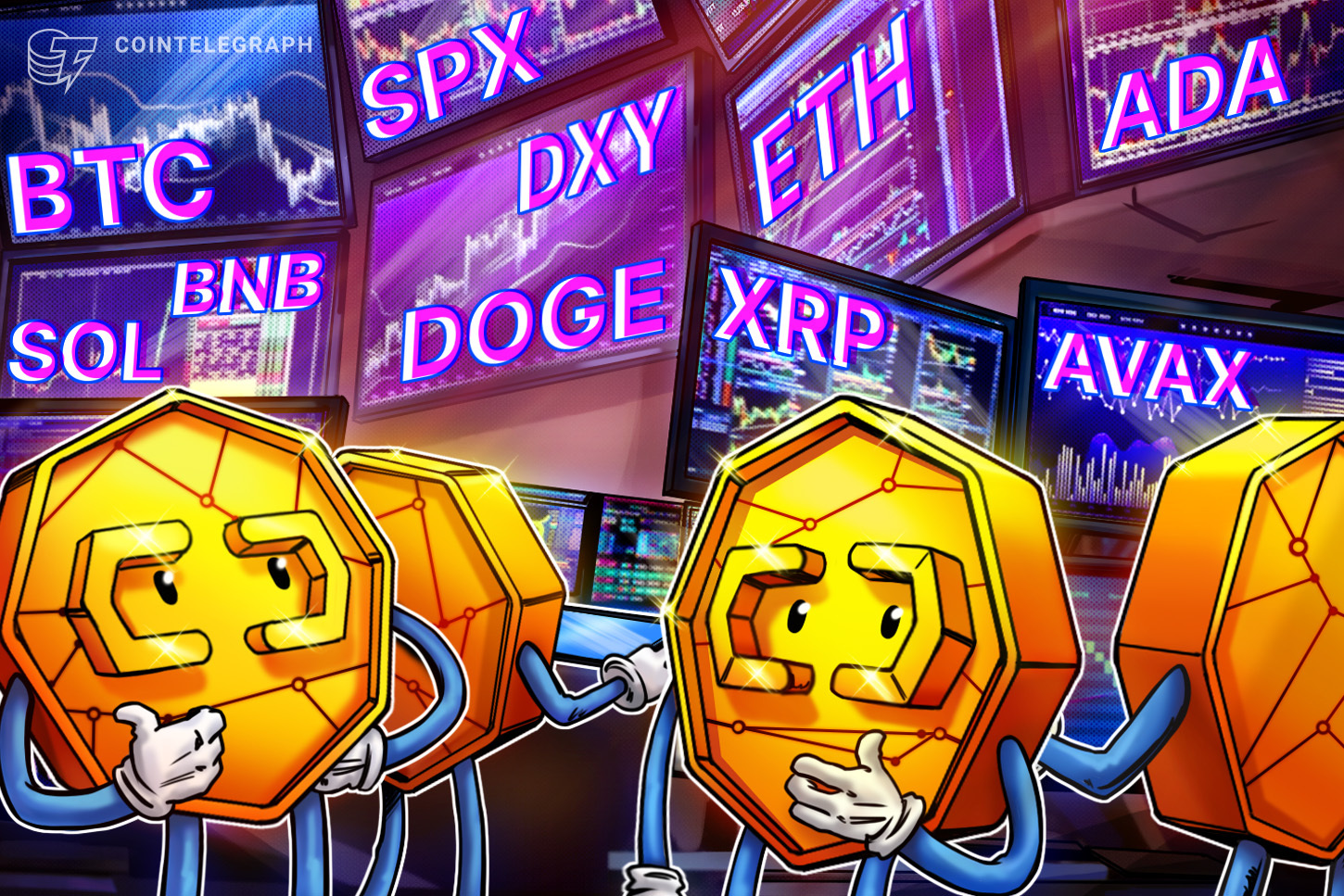 Análise de preço em 09/12: SPX, DXY, BTC, ETH, XRP, SOL, BNB, DOGE, ADA, AVAX