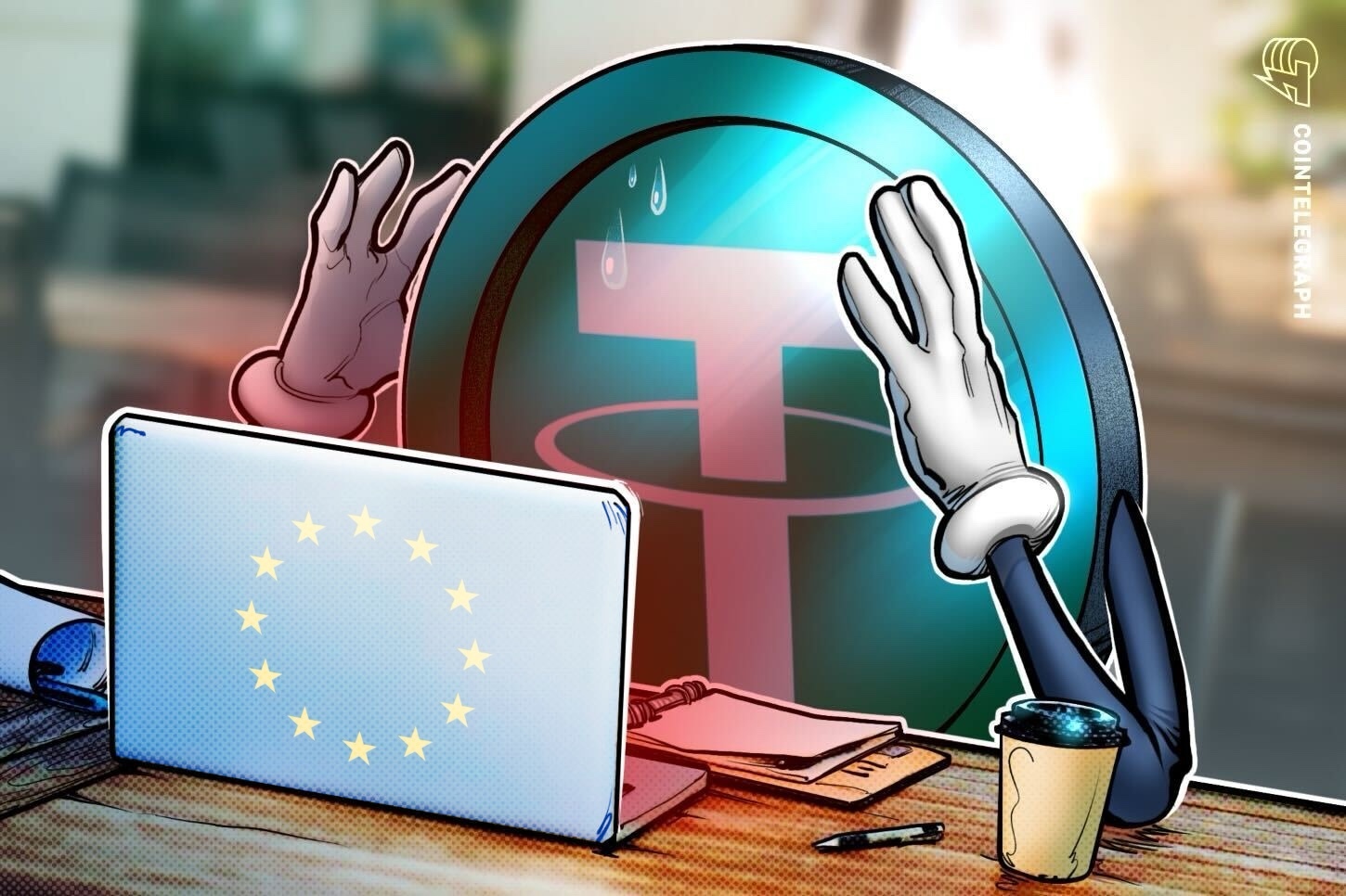 Coinbase prepara la exclusión de la stablecoin USDT de Tether en Europa